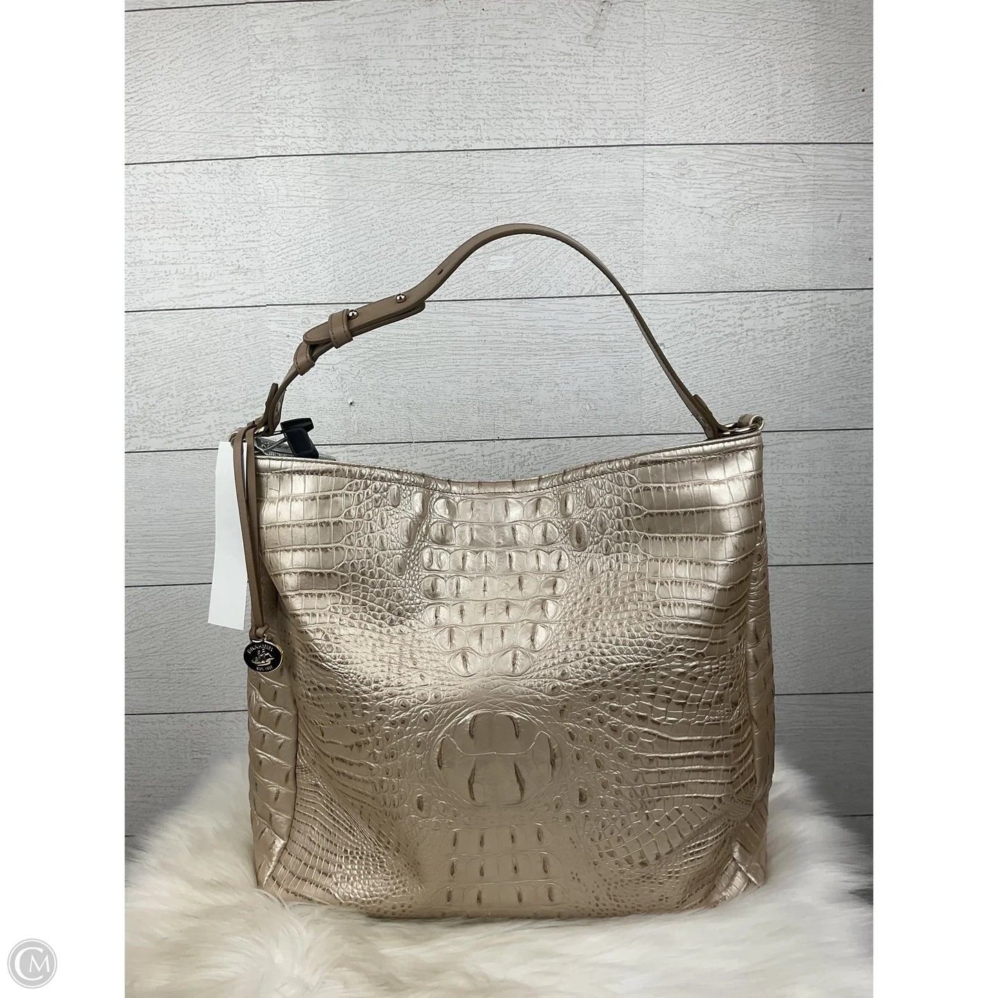 Handbag Designer By Brahmin, Size: Medium