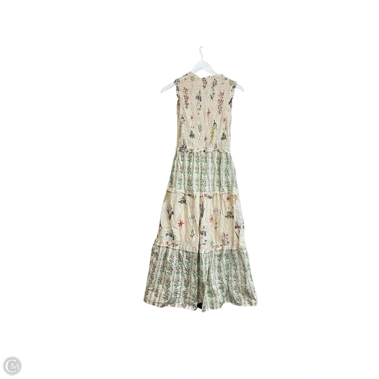 Dress Casual Maxi By Entro In Cream, Size: S