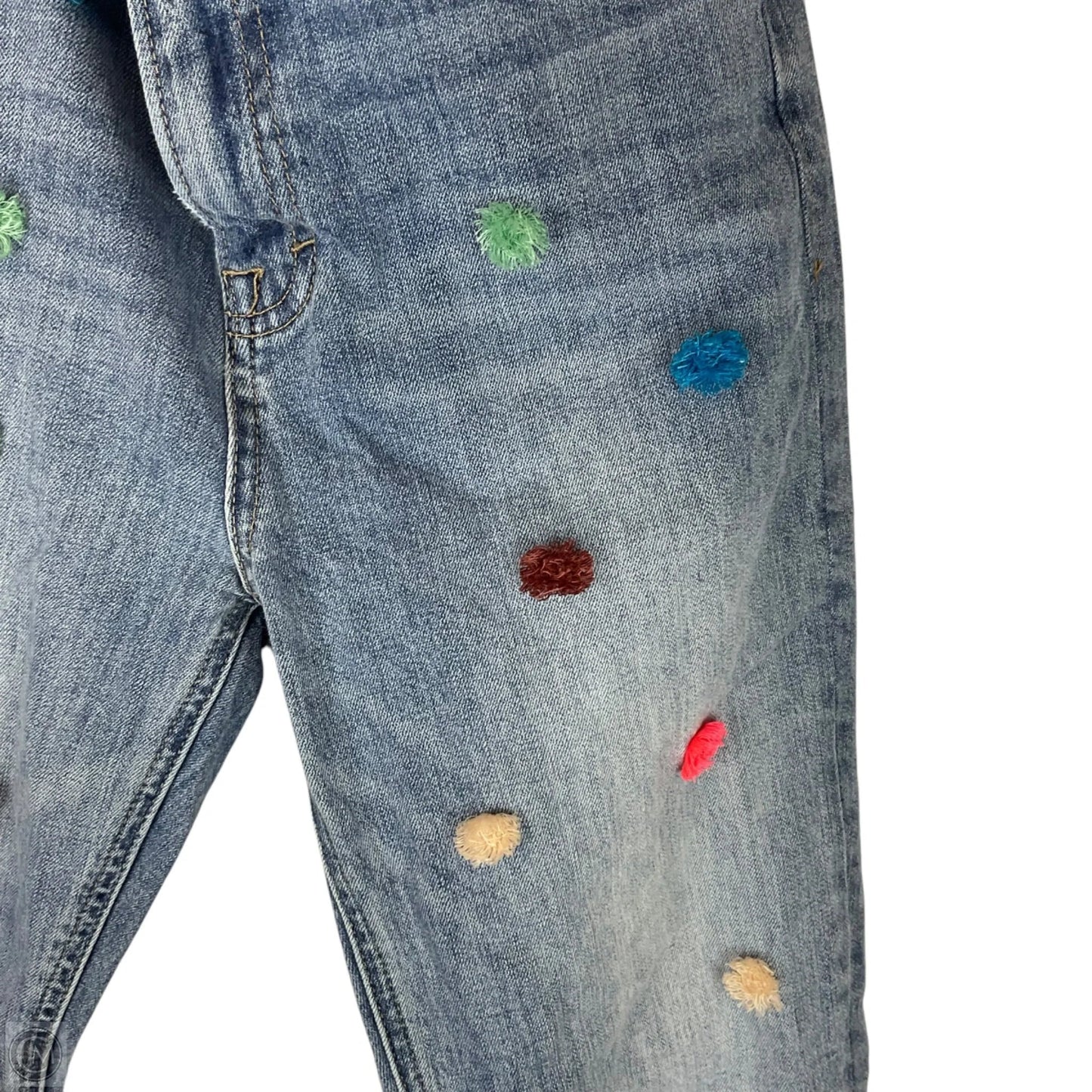 Jeans Straight By Levis In Blue Denim, Size: 4