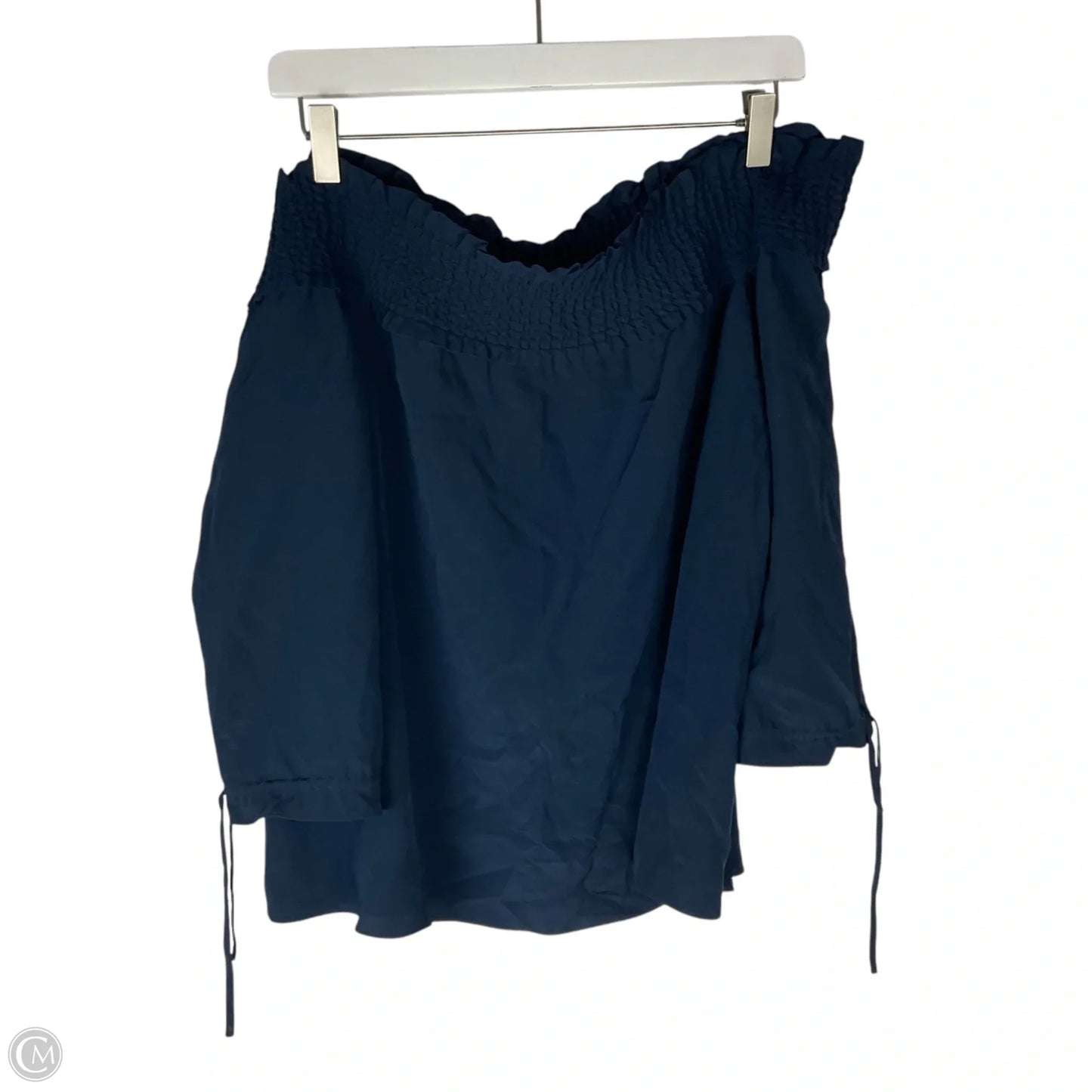 Top Short Sleeve By Tibi In Navy, Size: L
