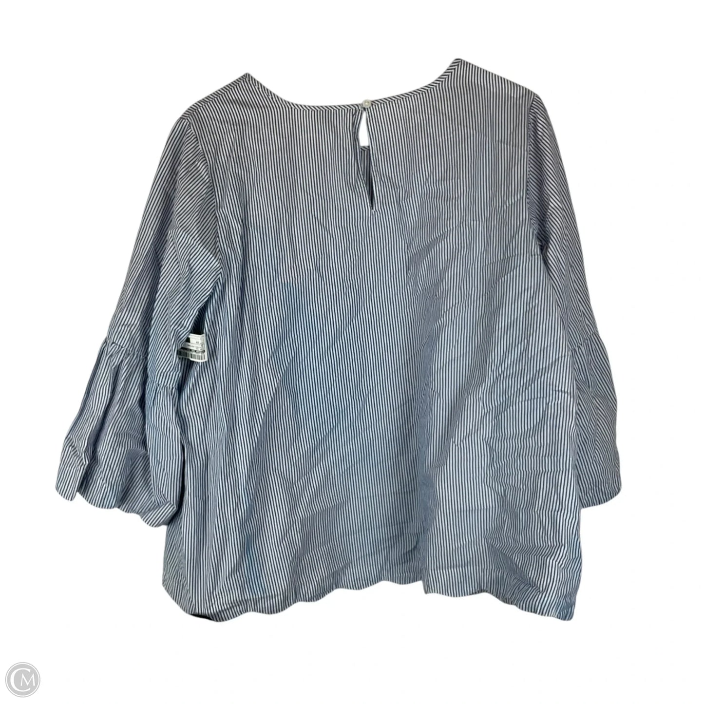 Top Short Sleeve By Crown And Ivy In Striped Pattern, Size: 2x