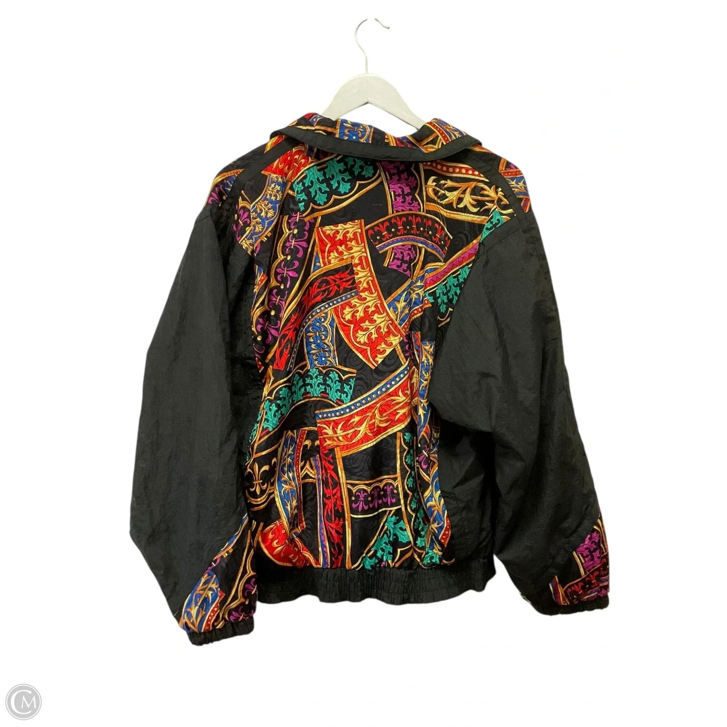 Jacket Windbreaker By Cme In Black, Size: M