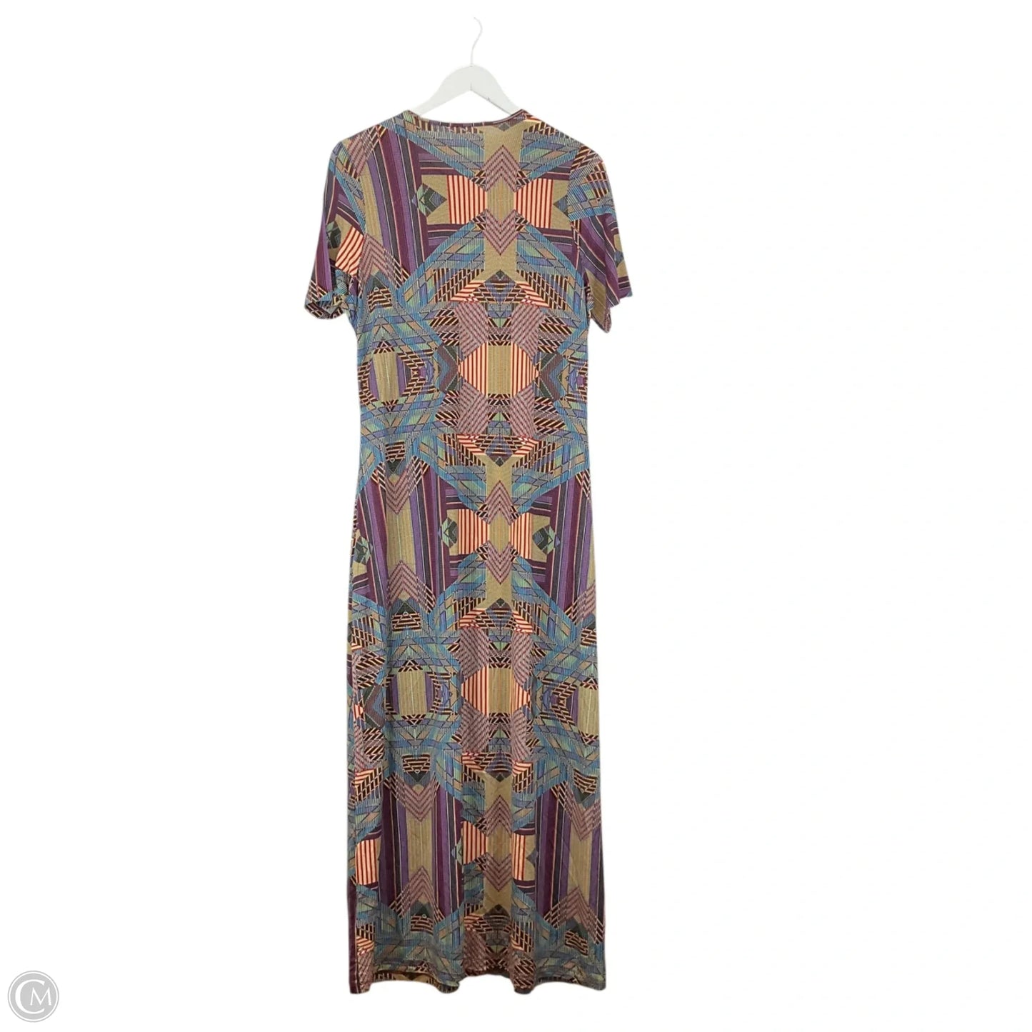 Dress Casual Maxi By Cmb In Multi-colored, Size: M