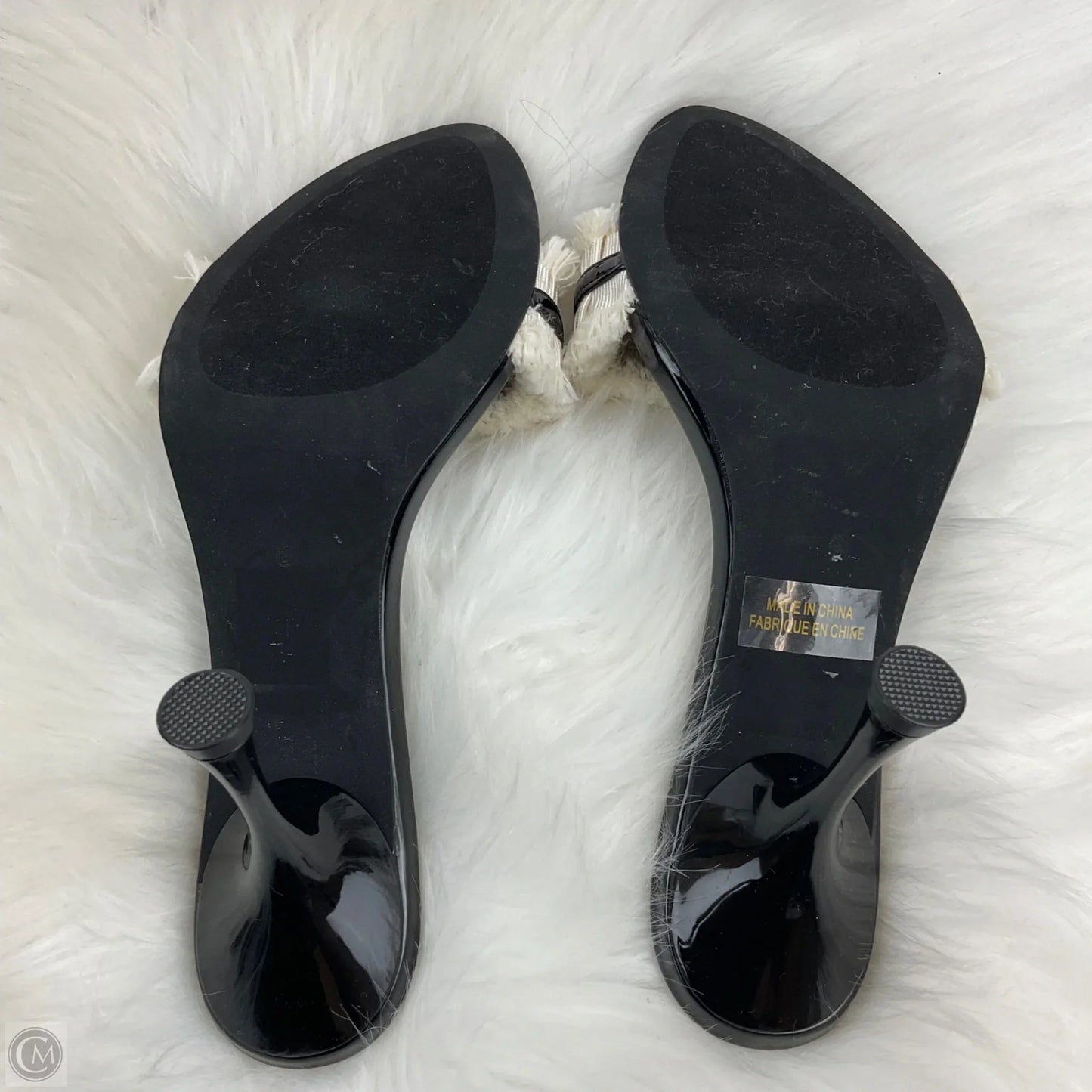 Sandals Heels Stiletto By Jeffery Campbell In Black, Size: 6