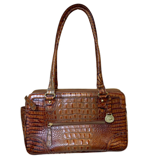 Handbag Designer By Brahmin In Tan, Size:Medium