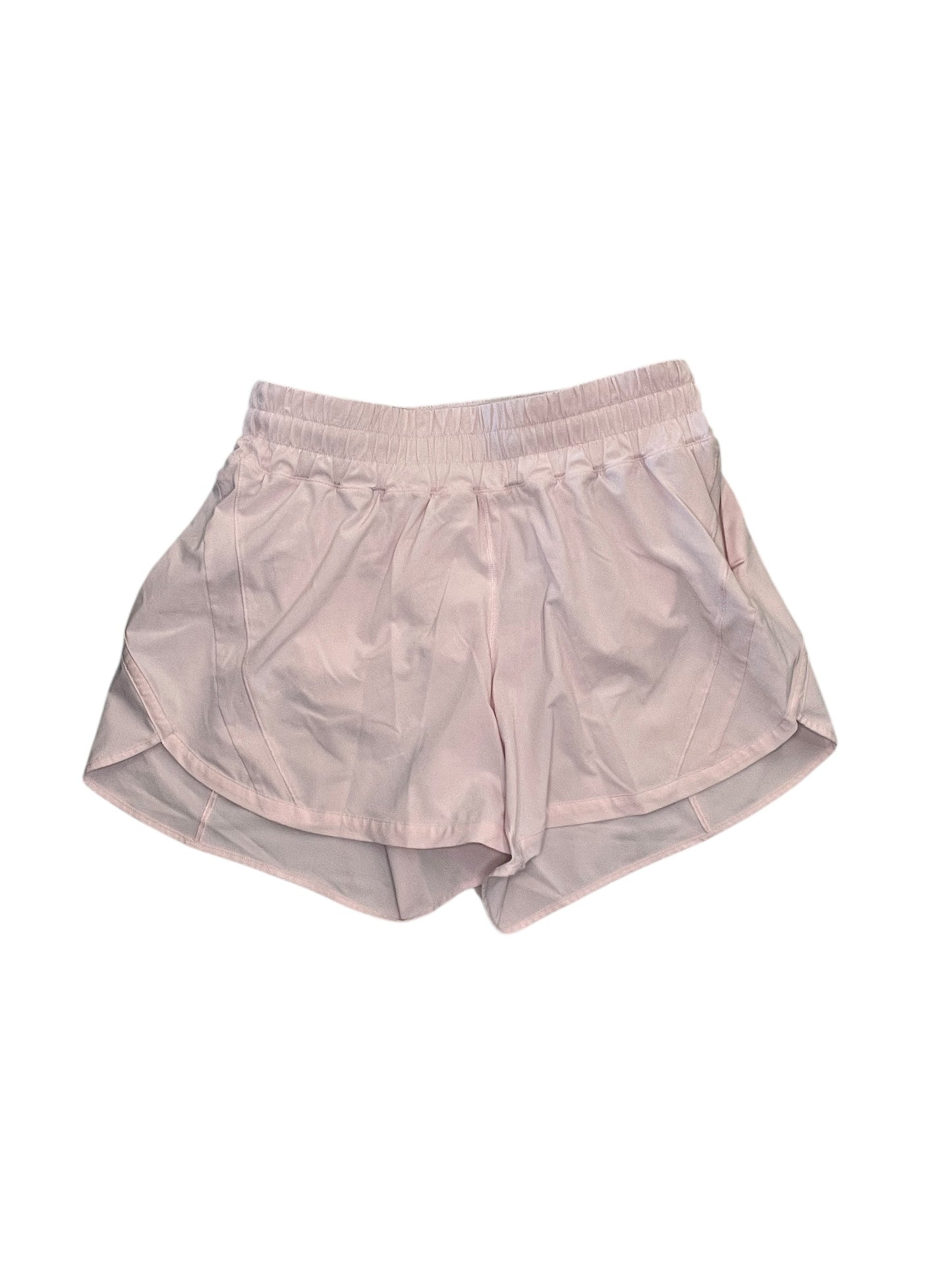 Athletic Shorts By Lululemon In Pink, Size:M