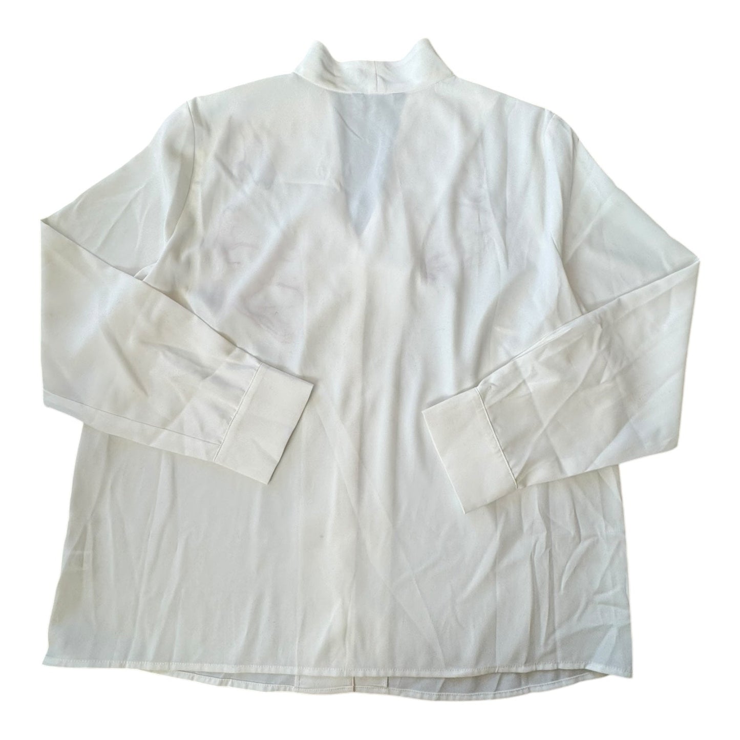 Top Ls Designer By Misook In White, Size:M