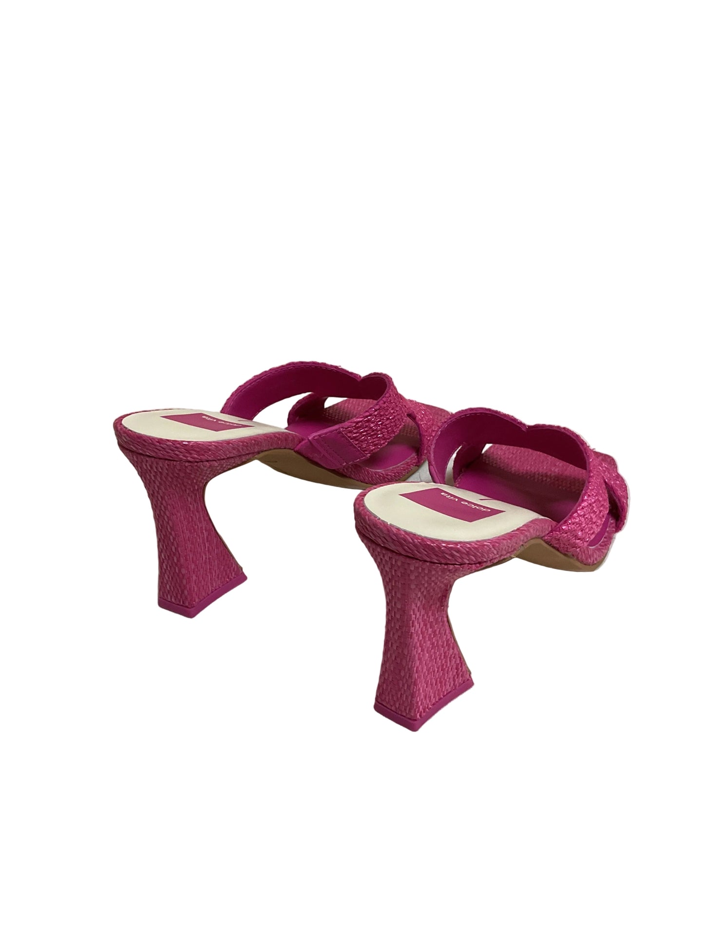 Sandals Heels Stiletto By Dolce Vita In Pink, Size:7