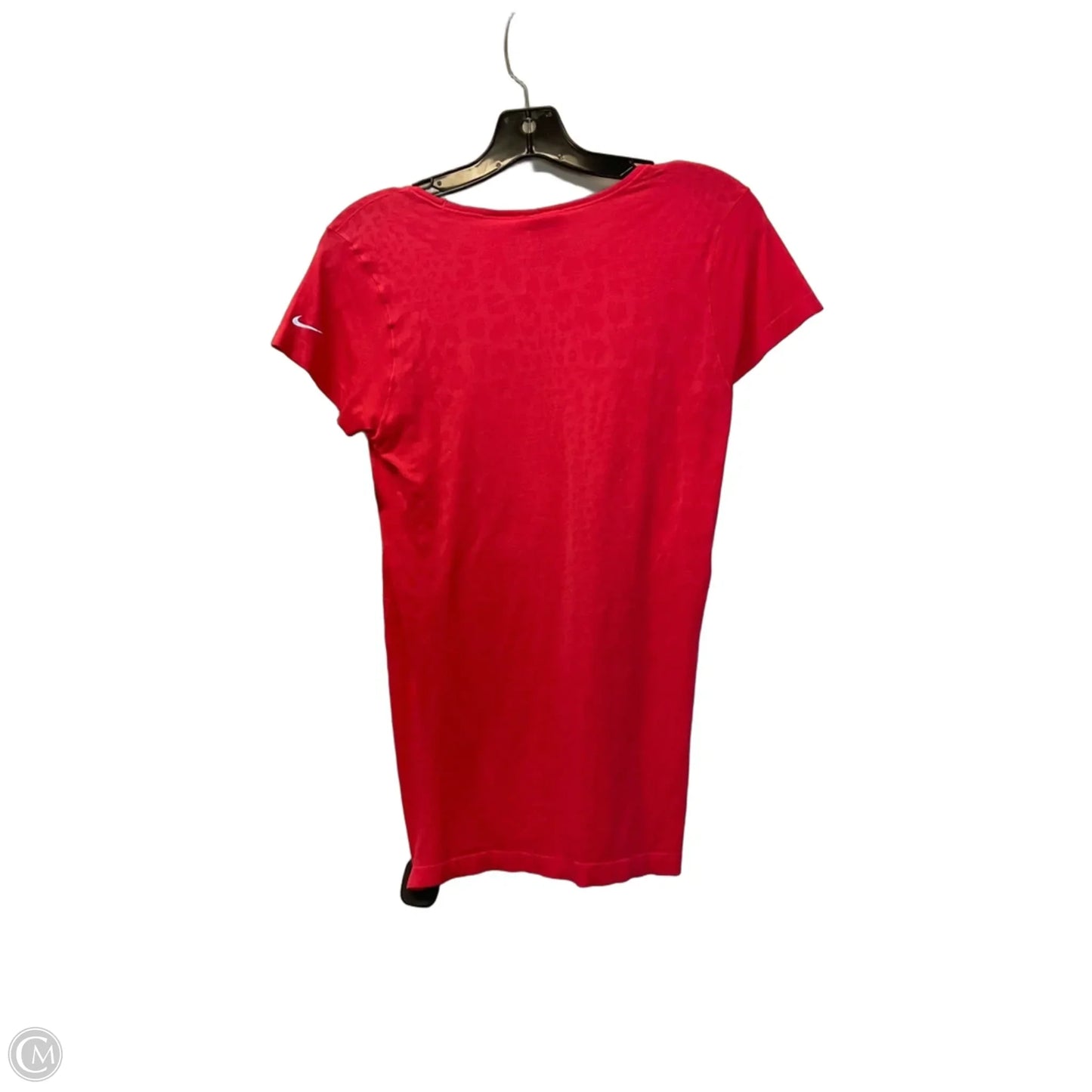 Athletic Top Short Sleeve By Nike Apparel In Red, Size: M