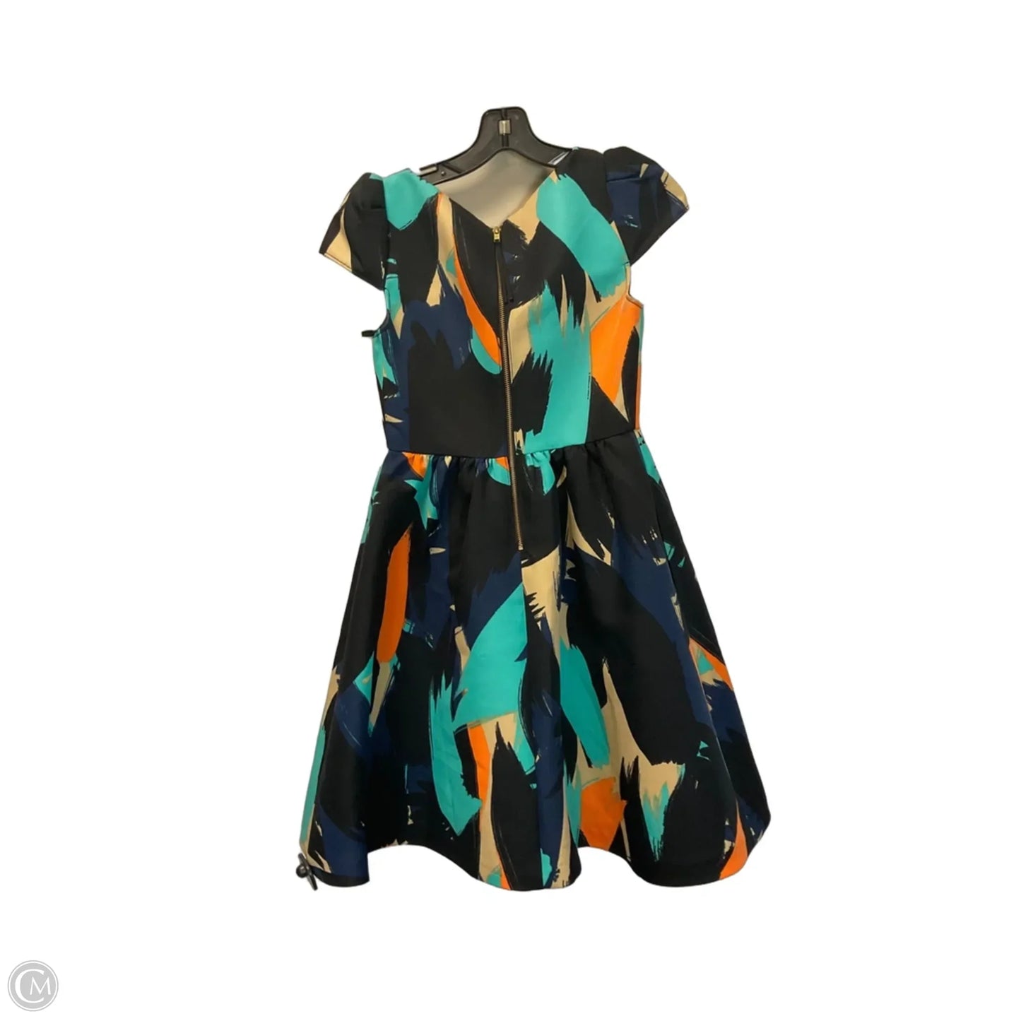 Dress Party Short By Moulinette Soeurs In Black & Orange, Size: 0
