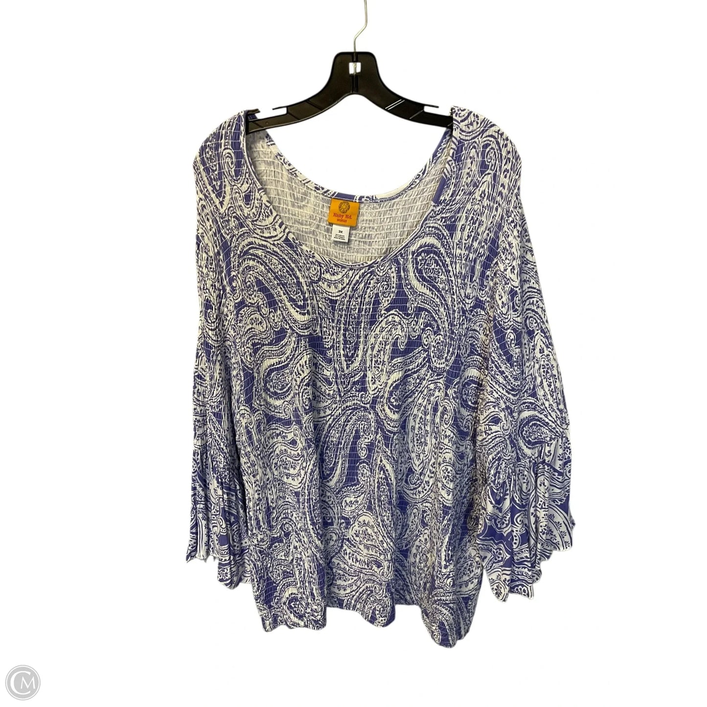 Top Long Sleeve By Ruby Rd In Purple, Size: 3x