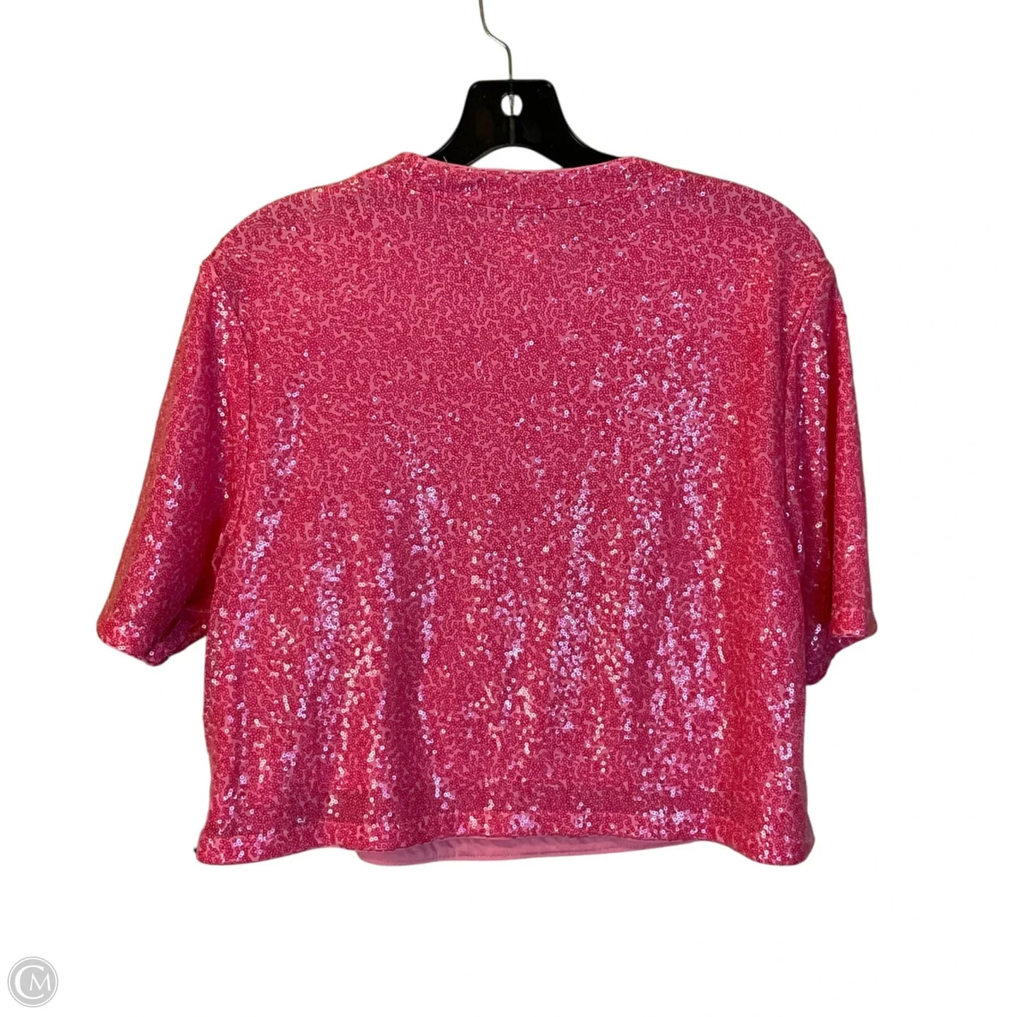 Top Short Sleeve By H&m In Pink, Size: M