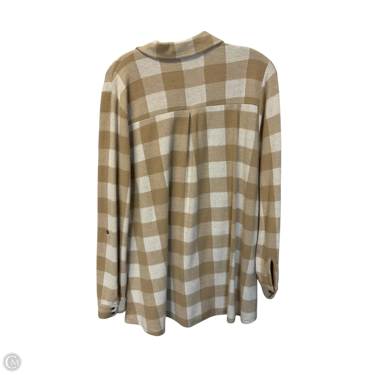 Top Long Sleeve By Soft Surroundings In Cream, Size: M