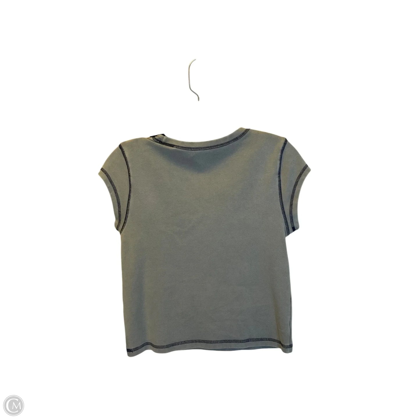 Top Short Sleeve By Clothes Mentor In Grey, Size: L