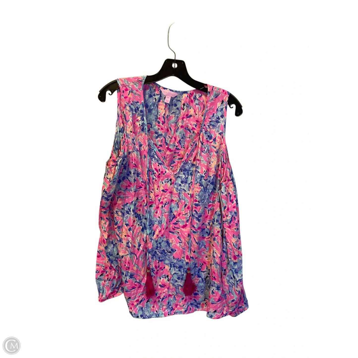 Top Long Sleeve Designer By Lilly Pulitzer In Multi-colored, Size: M