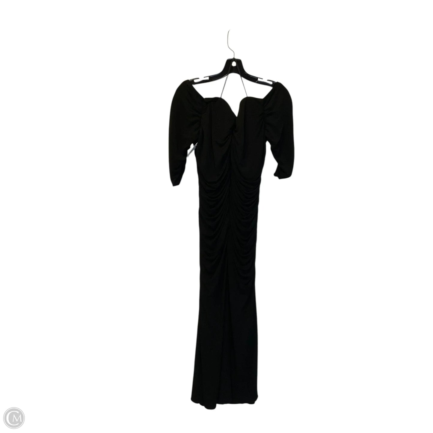 Dress Party Long By Badgley Mischka In Black, Size: 16