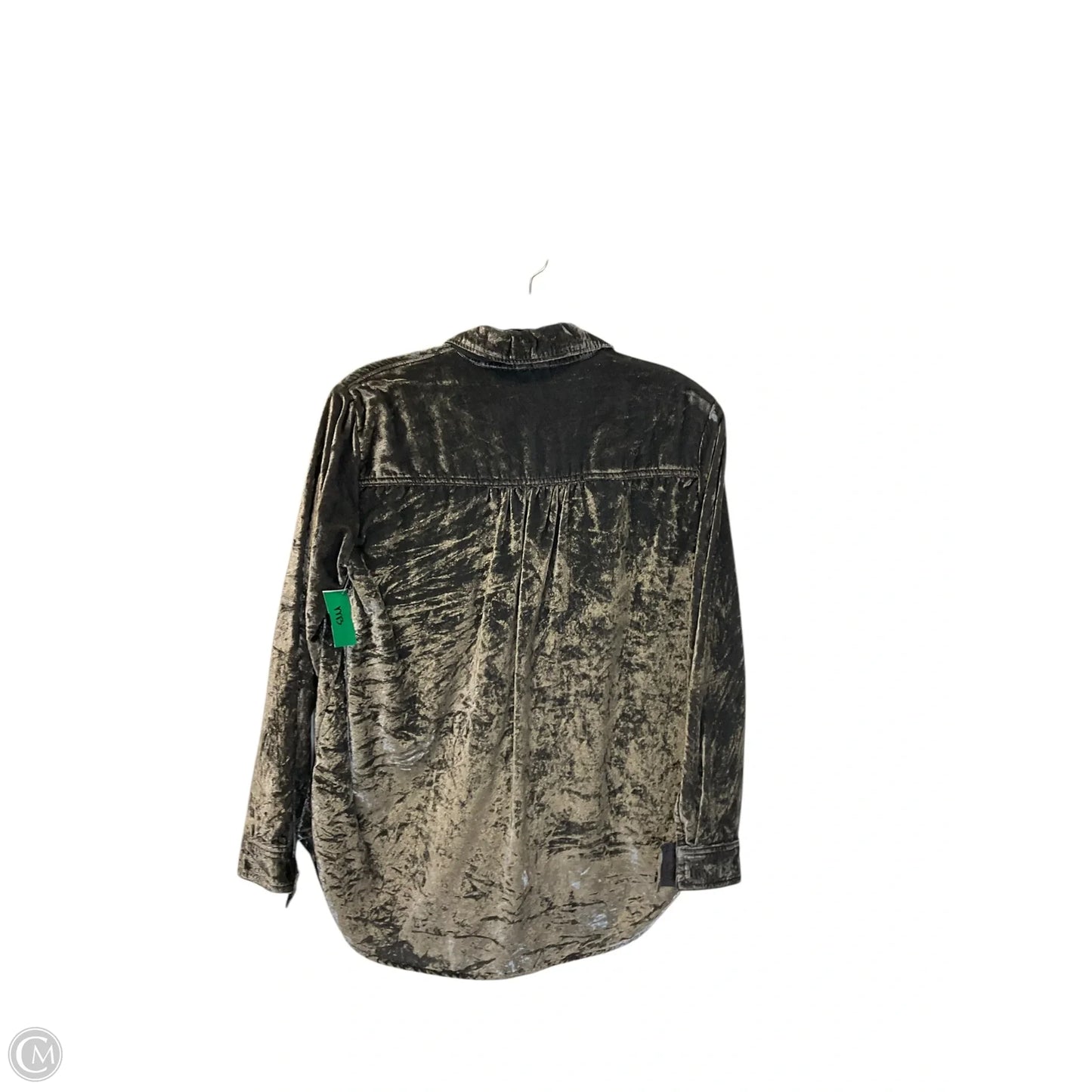 Top Long Sleeve By Pilcro In Grey, Size: Xs