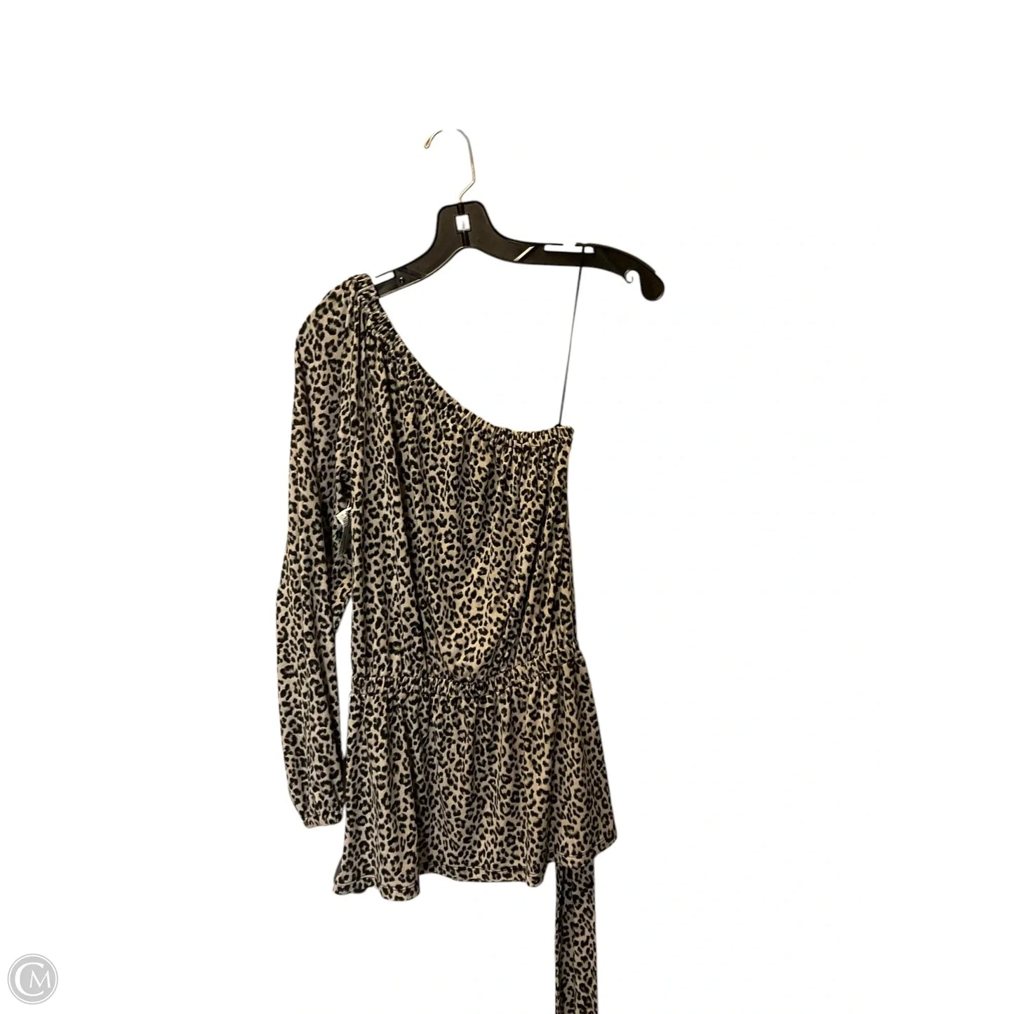 Top Long Sleeve By Michael By Michael Kors In Animal Print, Size: Xs