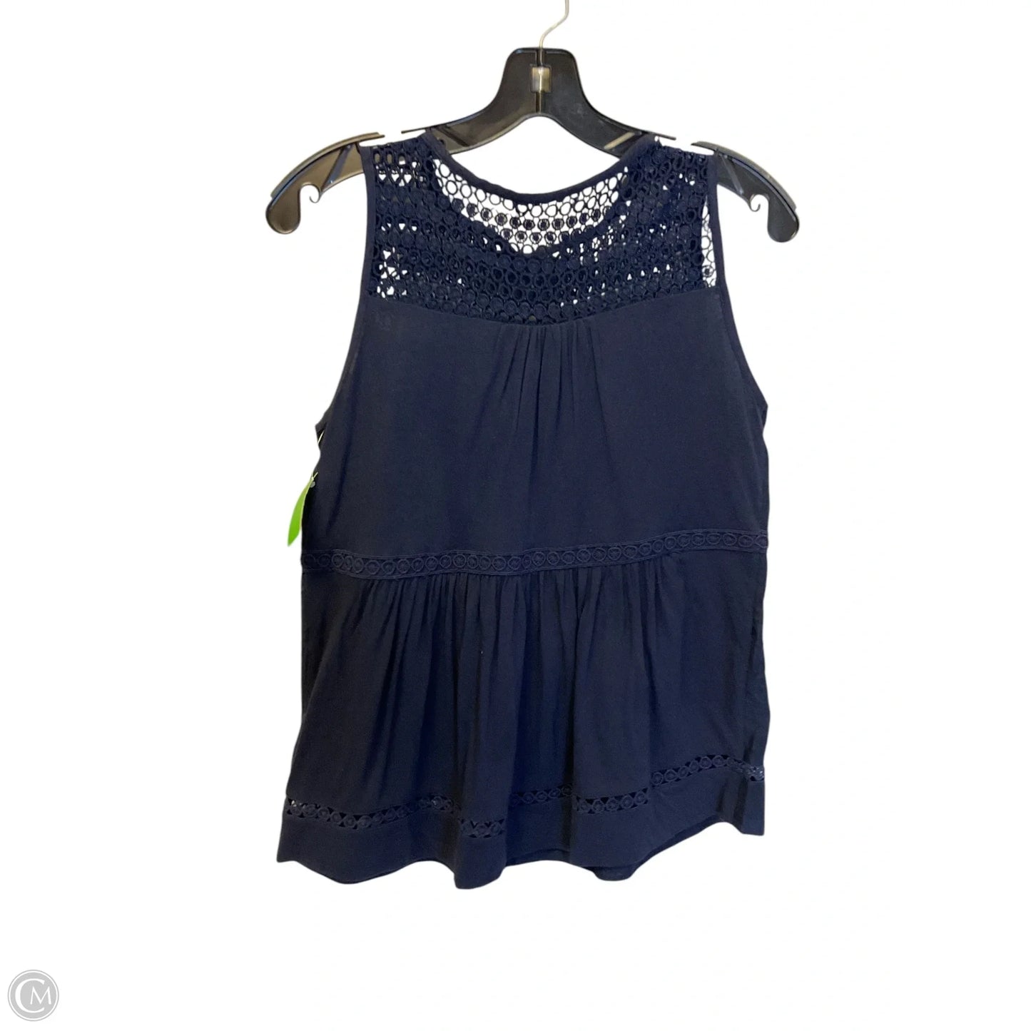 Top Sleeveless By Crown And Ivy In Navy, Size: S