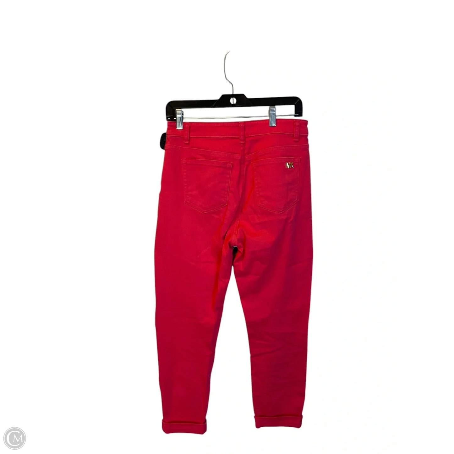 Jeans Skinny By Michael By Michael Kors In Red Denim, Size: 6