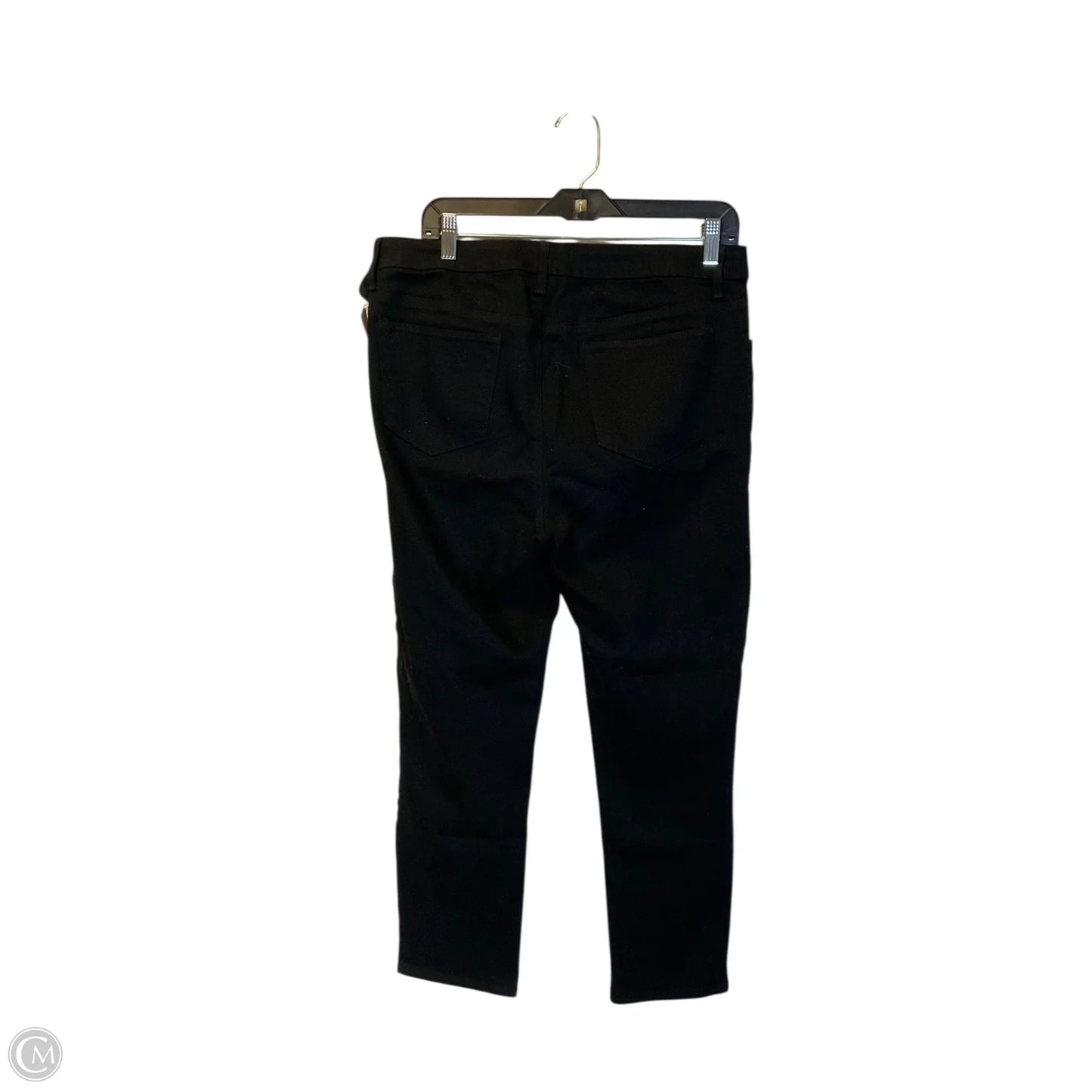 Jeans Straight By Chicos In Black Denim, Size: 10