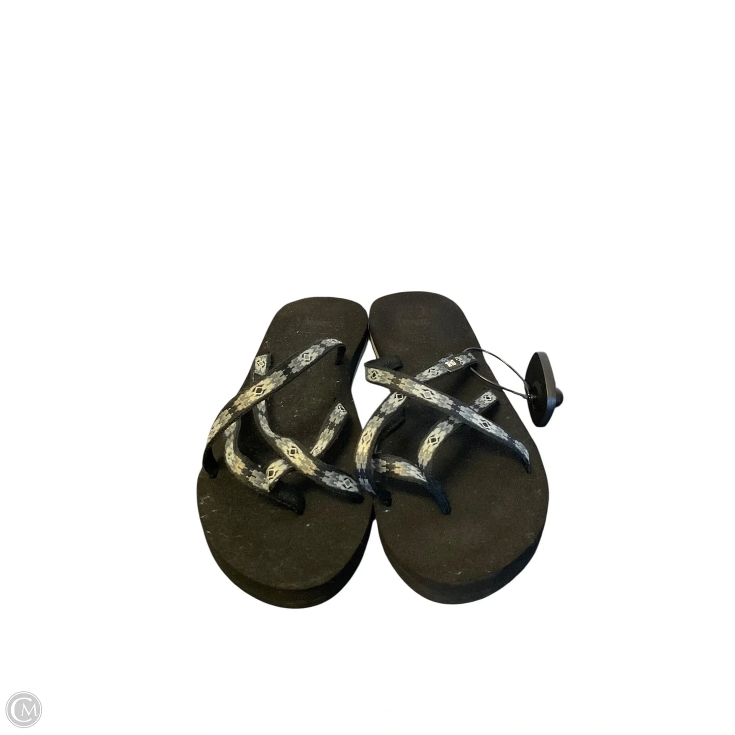 Sandals Flats By Teva In Black, Size: 9