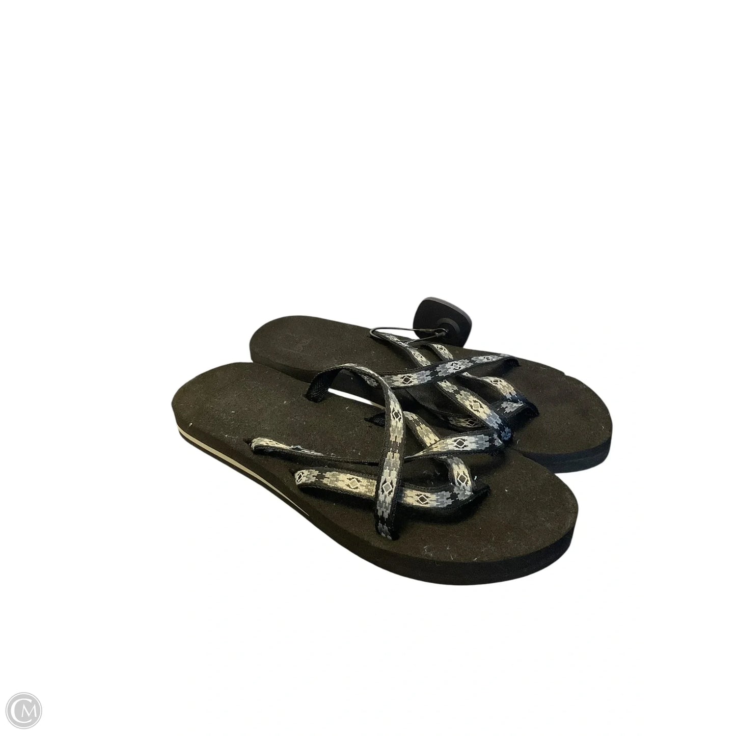 Sandals Flats By Teva In Black, Size: 9