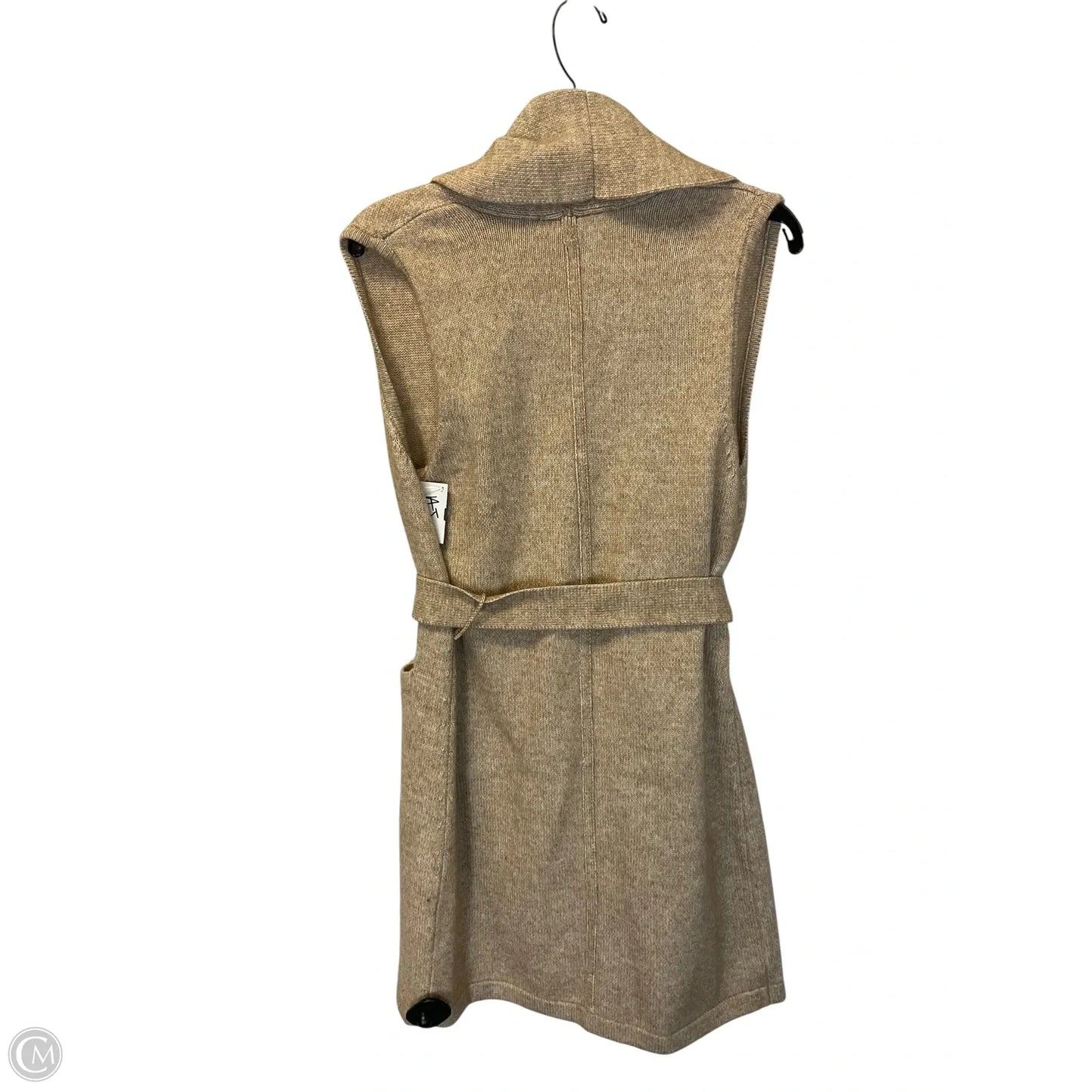 Vest Sweater By White House Black Market In Tan, Size: Xs