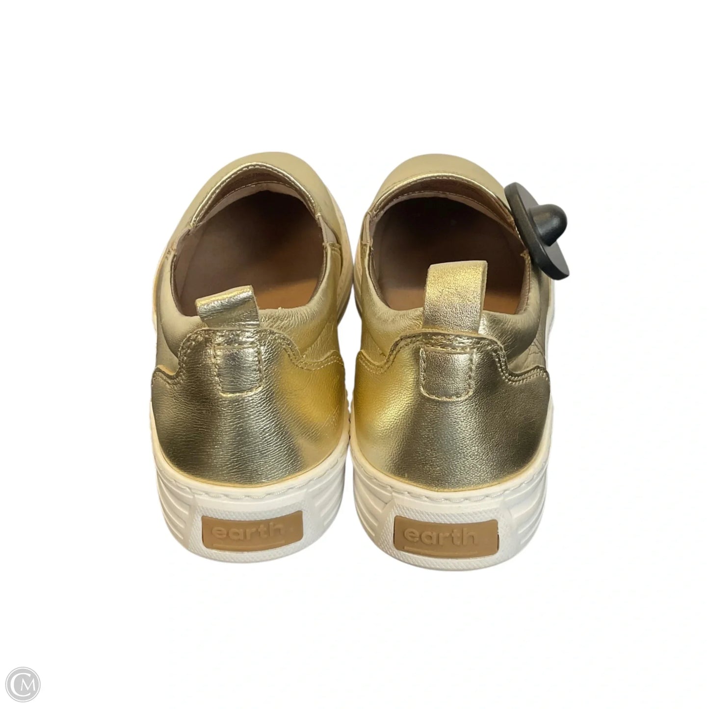 Shoes Sneakers By Earth In Gold, Size: 8