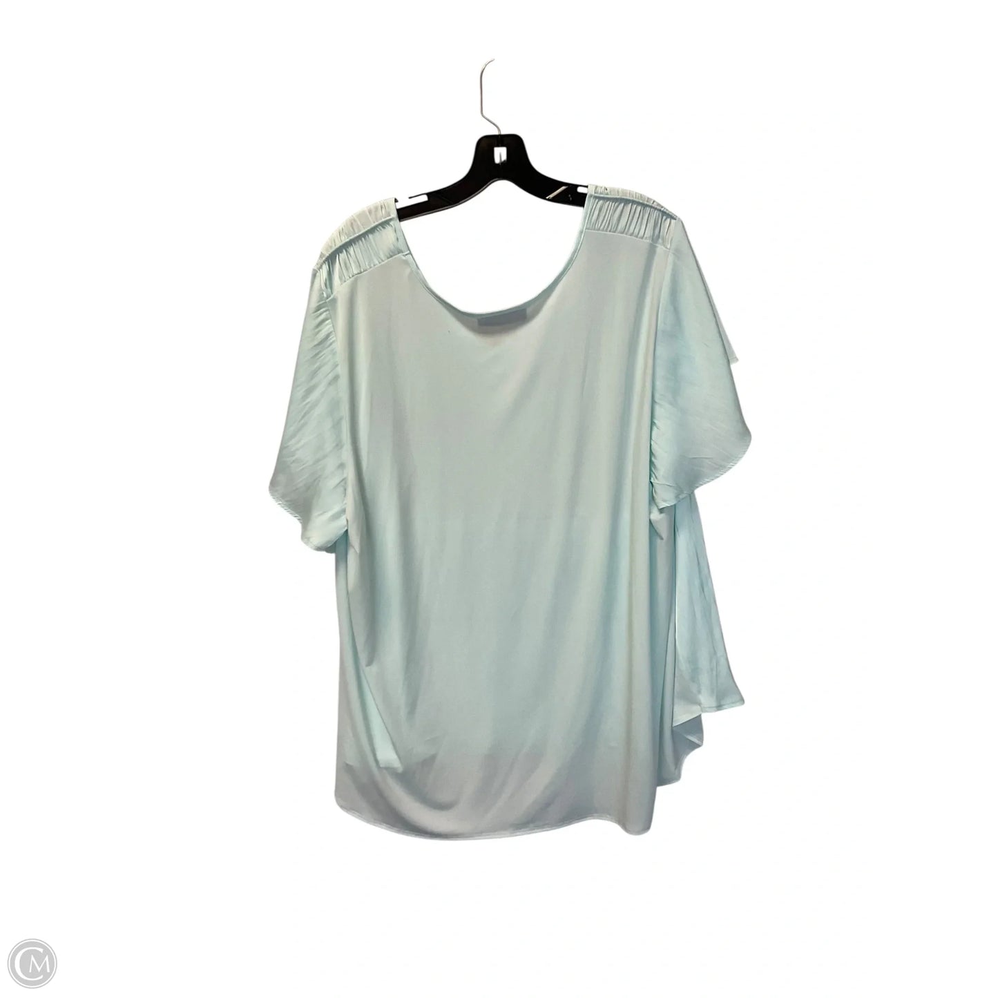 Top Short Sleeve By Lane Bryant In Aqua, Size: 2x