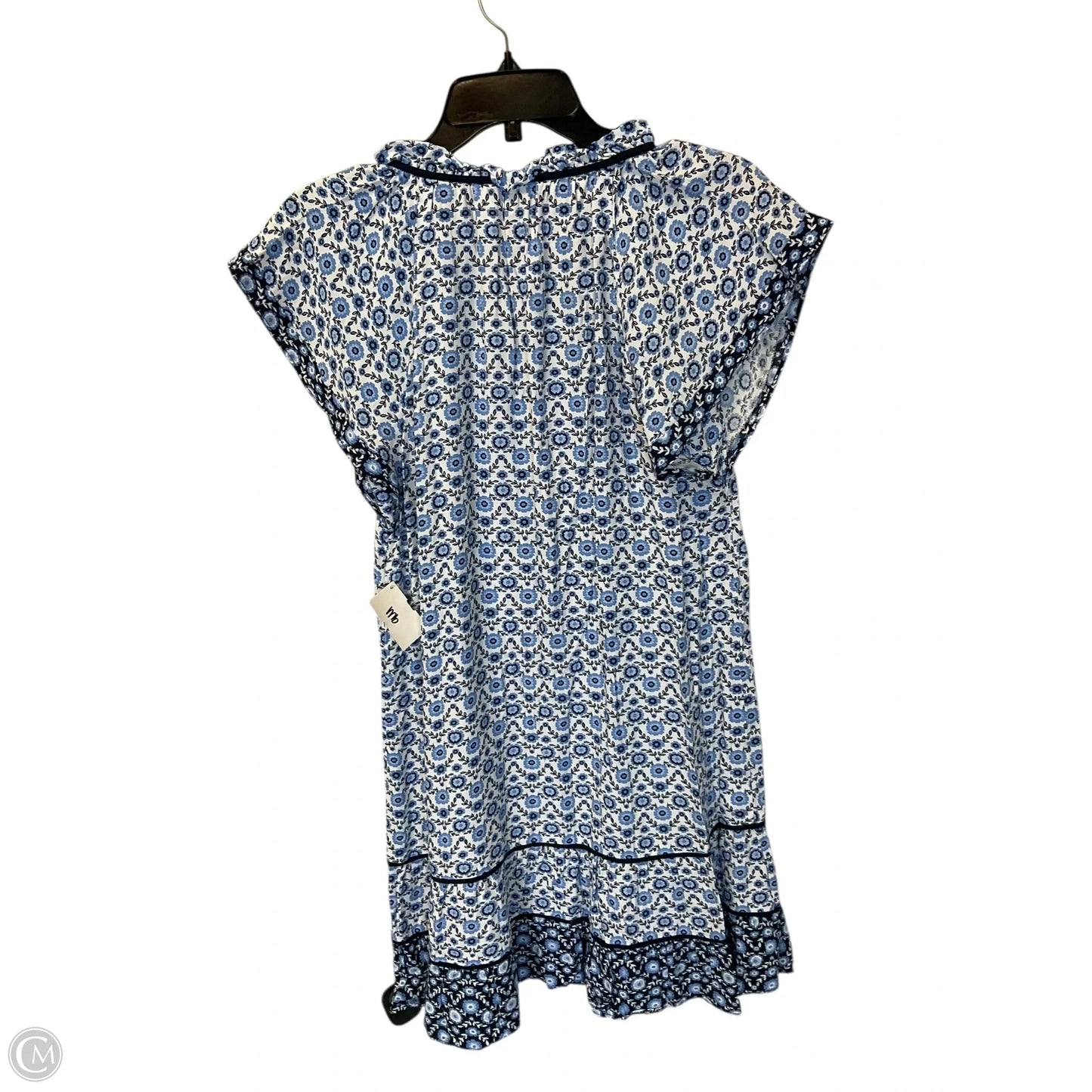 Dress Casual Short By Loft In Blue & White, Size: S