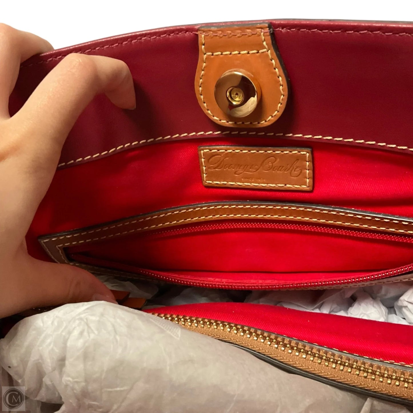 Handbag Designer By Dooney And Bourke, Size: Large