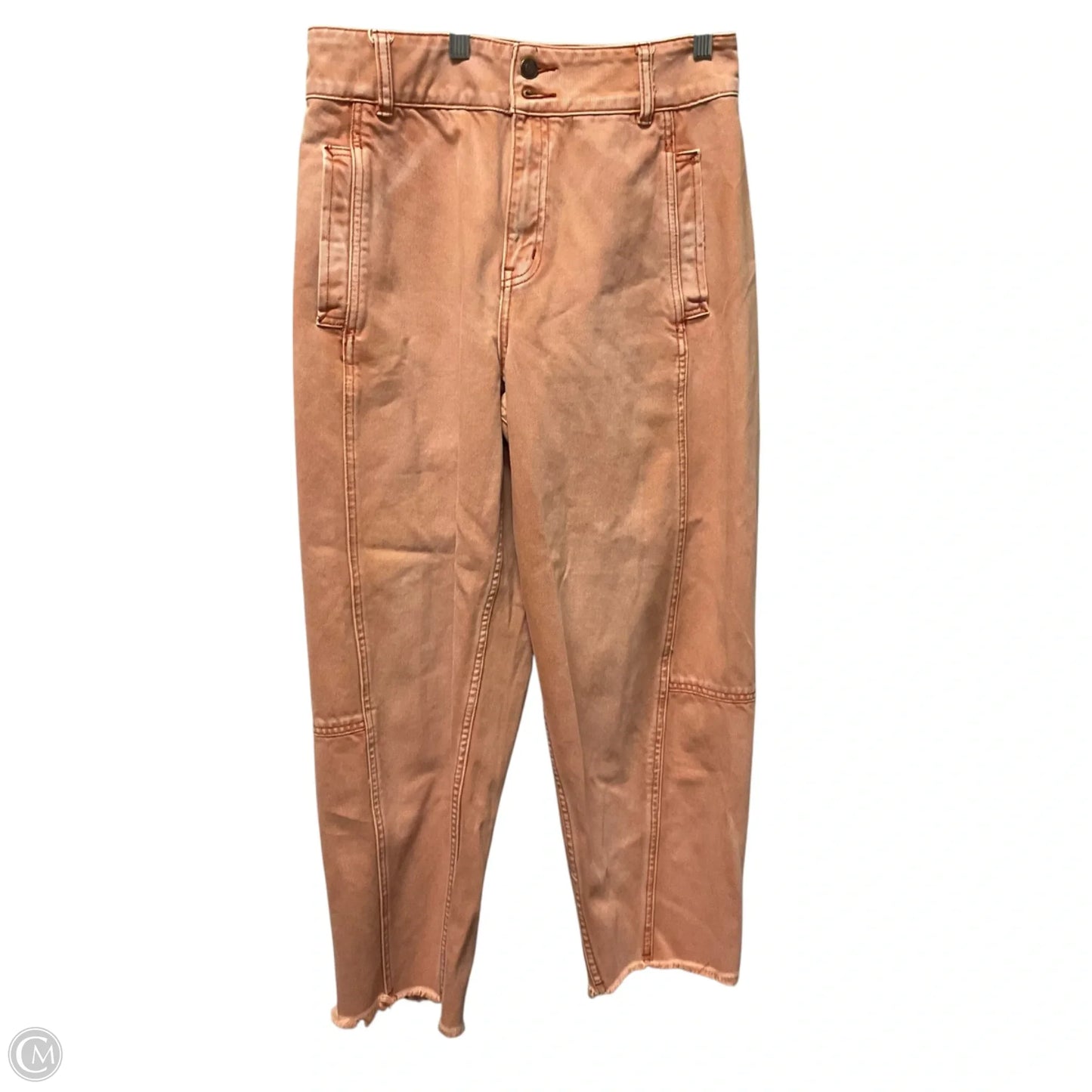 Jeans Boyfriend By We The Free In Orange Denim, Size: 6