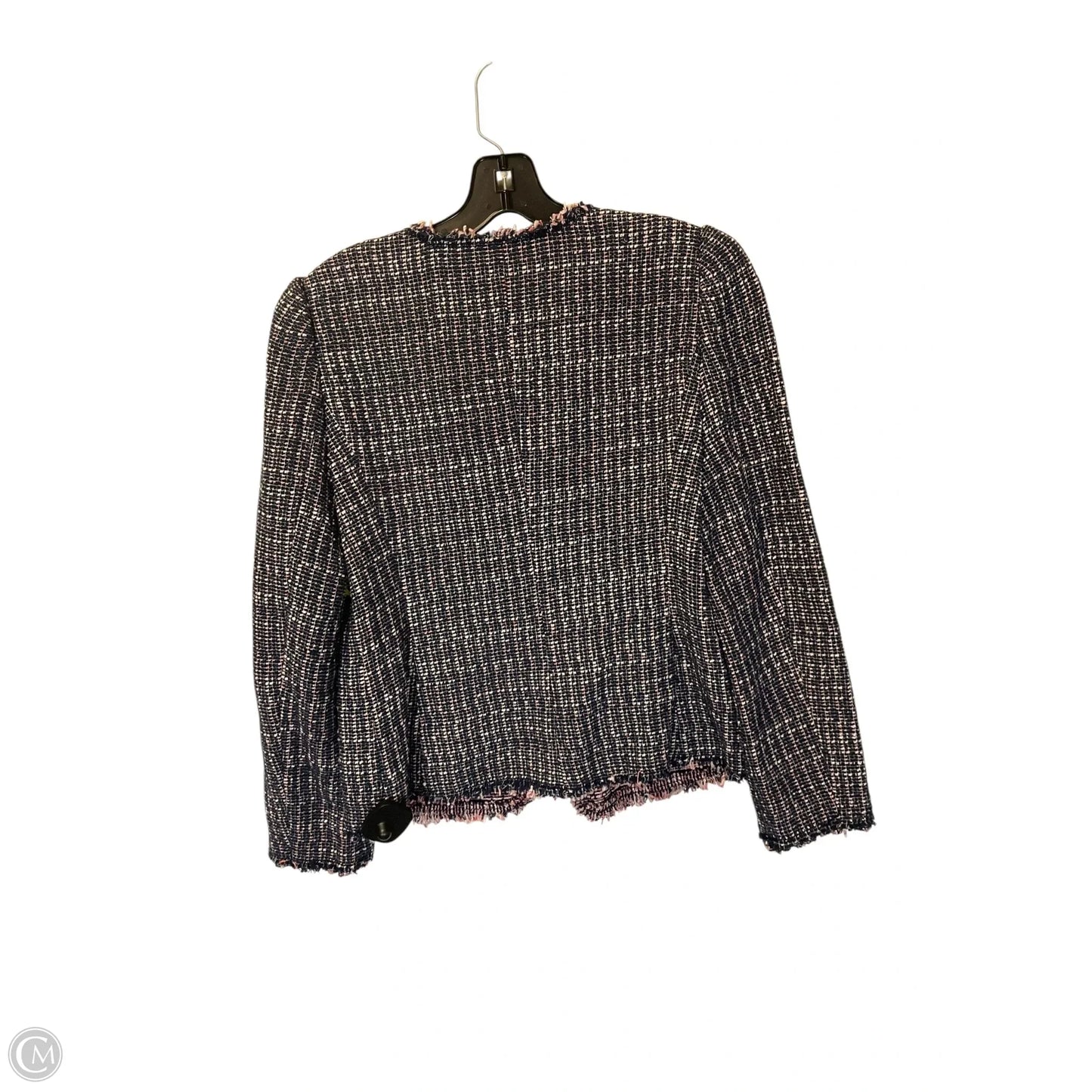 Blazer By Rebecca Taylor In Blue & Pink, Size: S