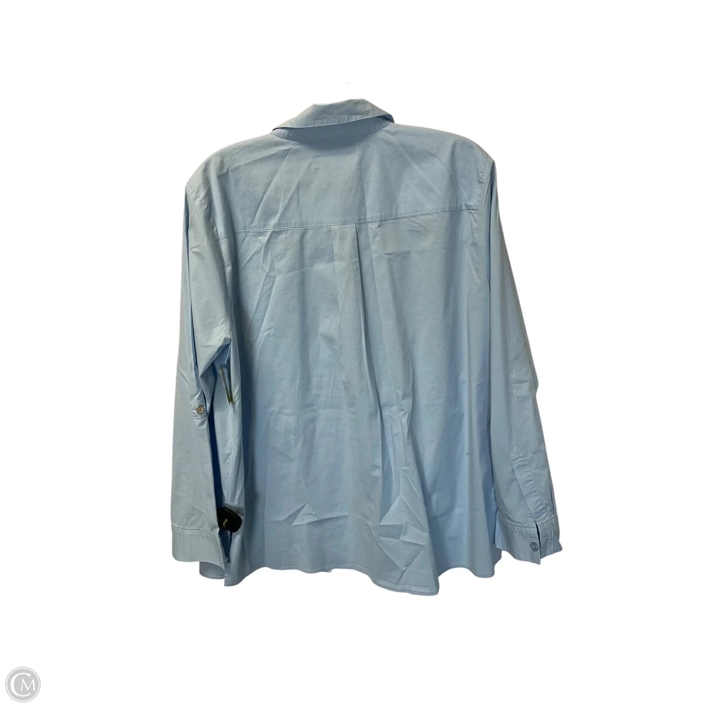 Top Long Sleeve Basic By Michael By Michael Kors In Blue, Size: Xxl