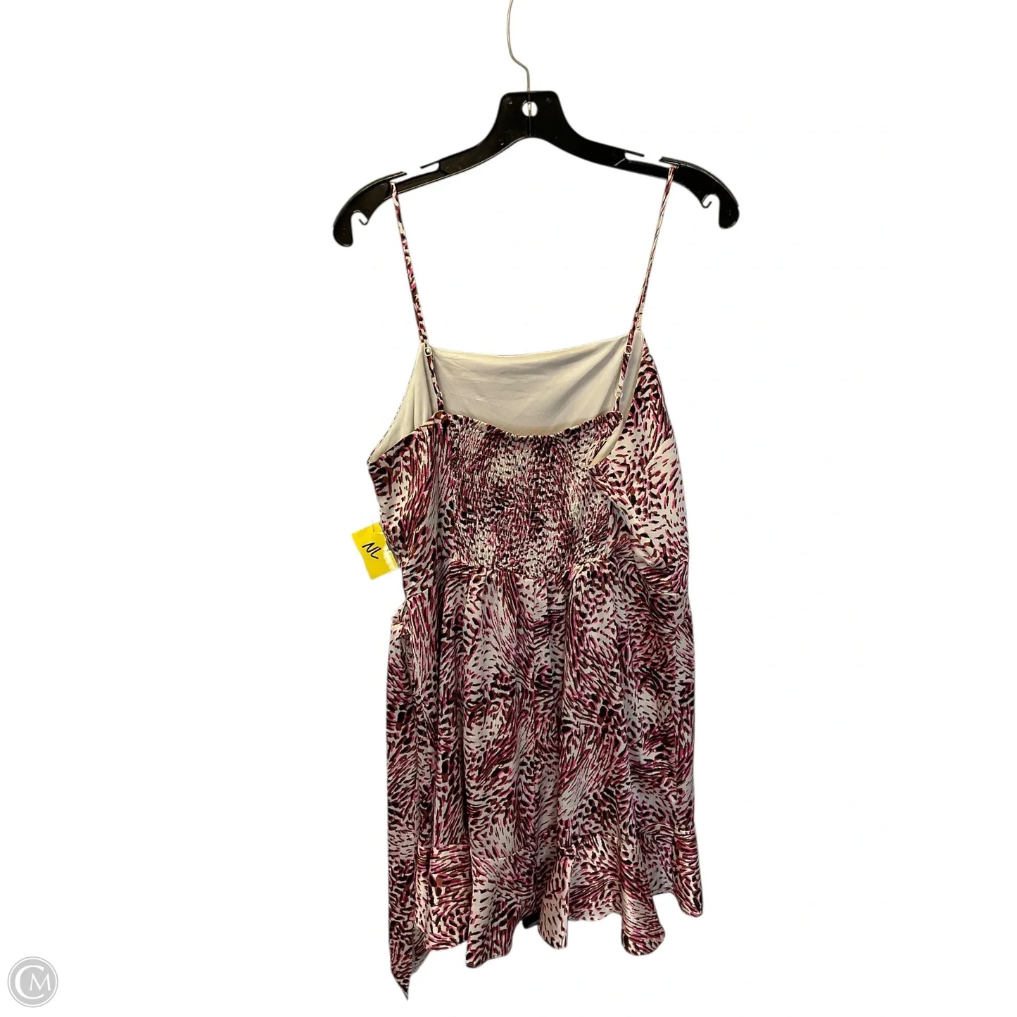 Dress Party Short By Express In Brown & Pink, Size: L