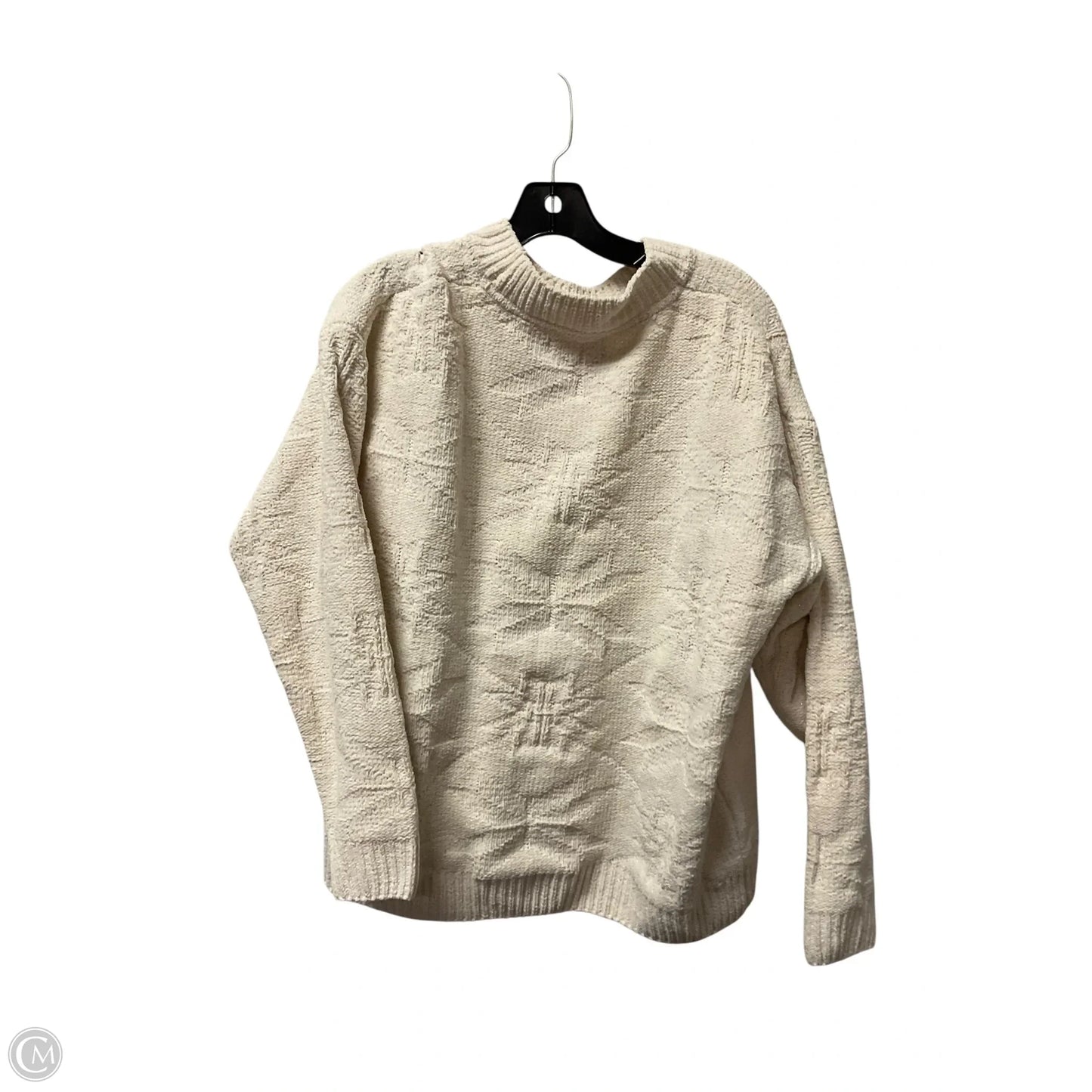 Sweater By Weatherproof In Cream, Size: Xxl