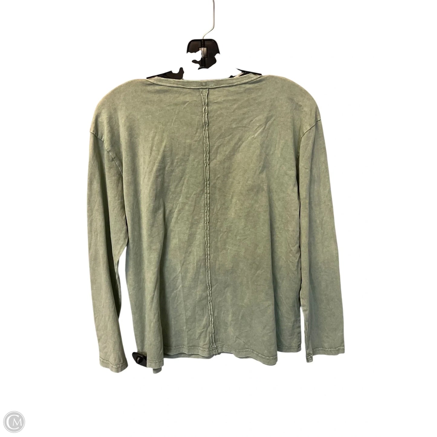 Top Long Sleeve By Easel In Green, Size: S