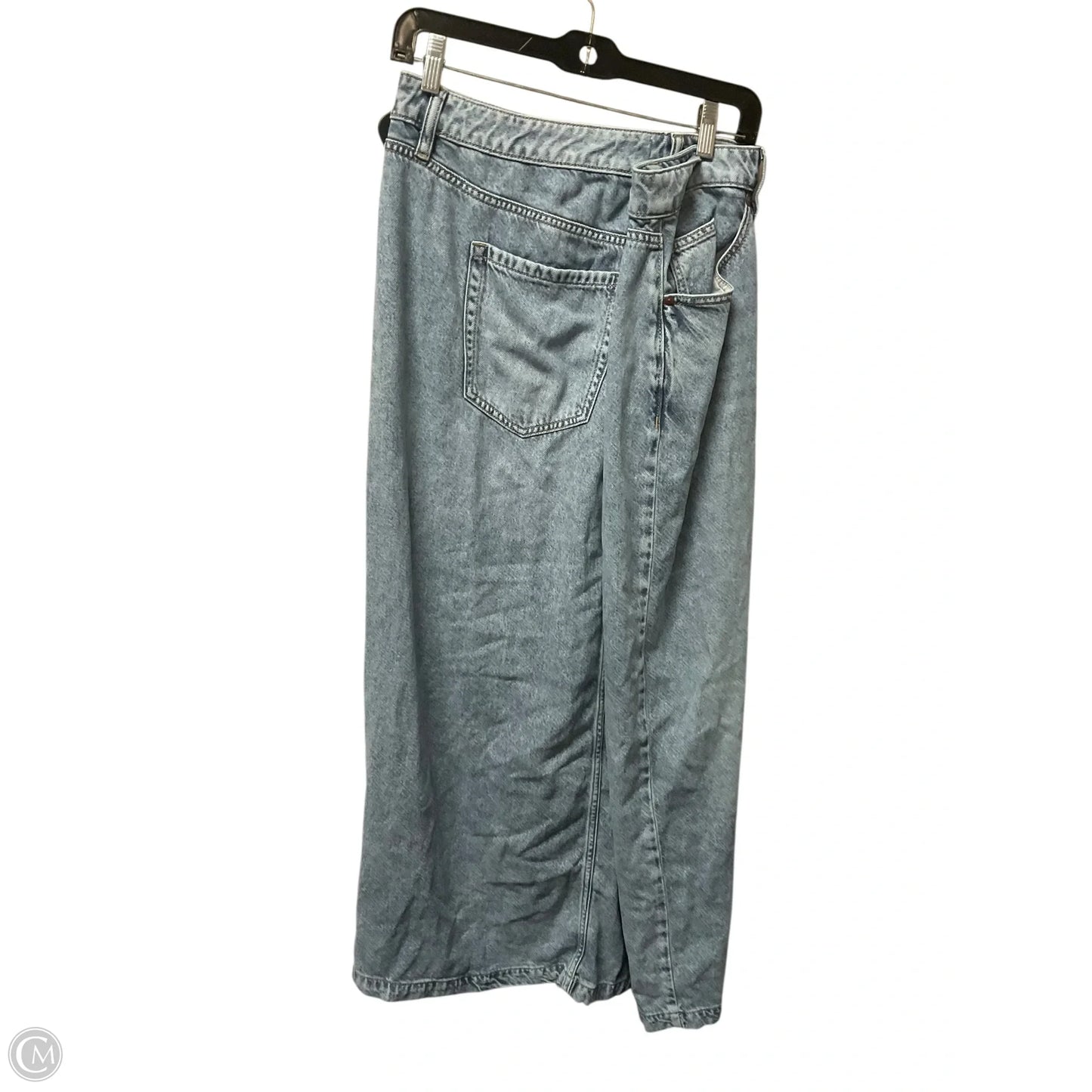 Skirt Midi By Lane Bryant In Blue Denim, Size: 18