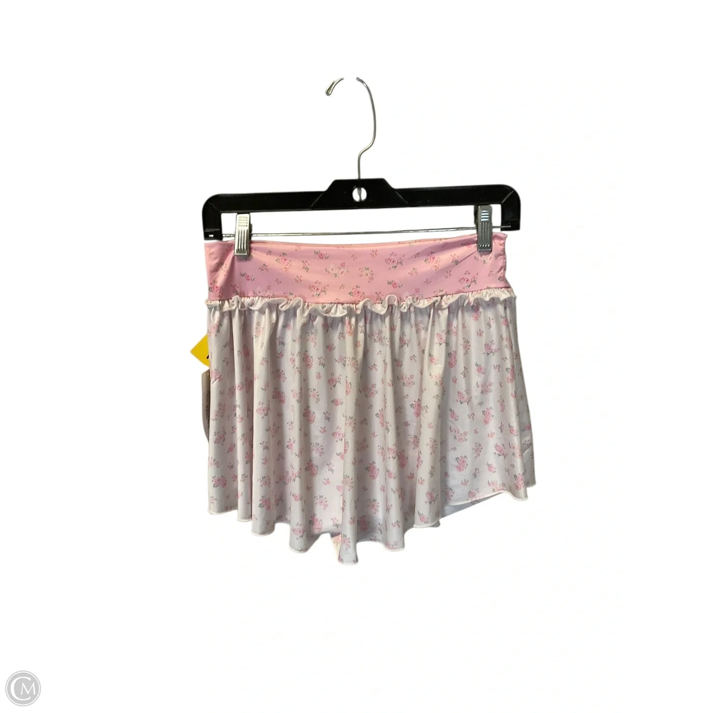 Skort By As Revival In Pink & White, Size: M