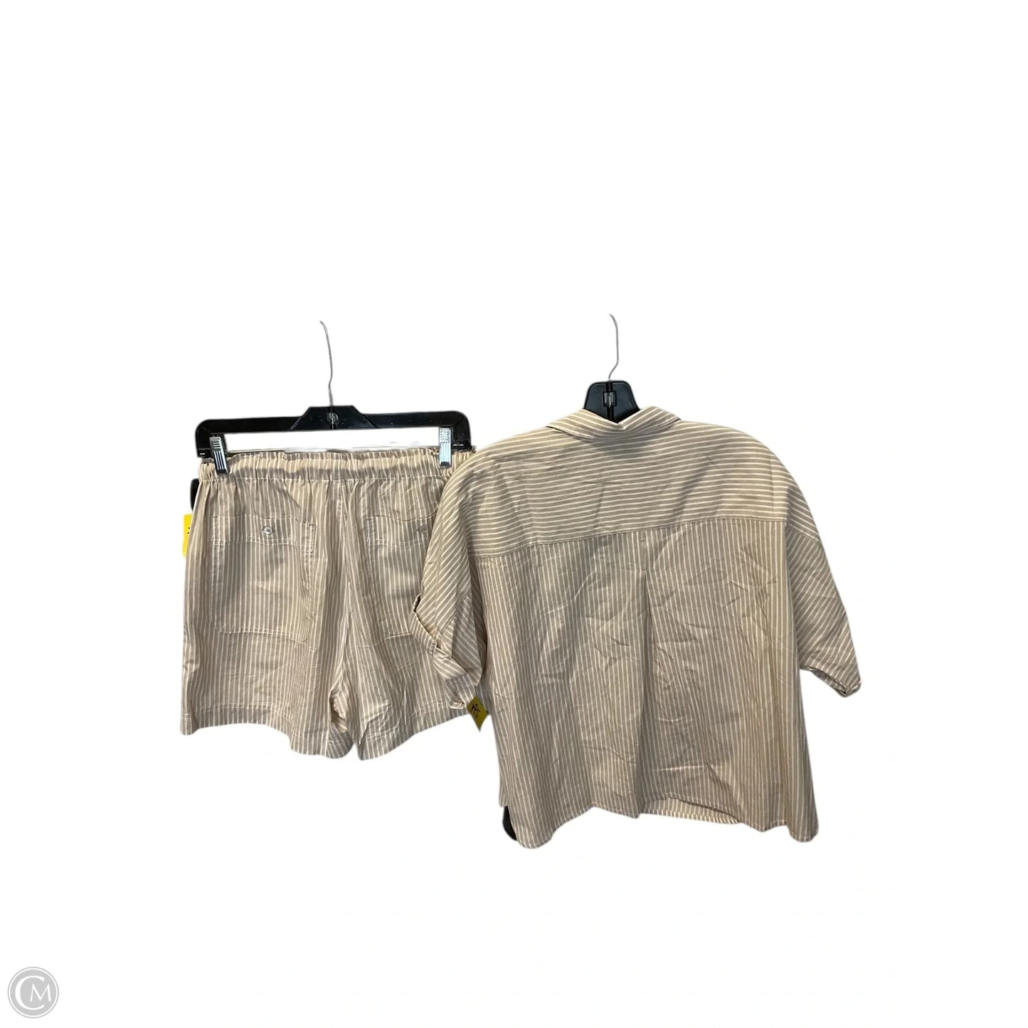 Shorts Set By Lilla P In Striped Pattern, Size: S