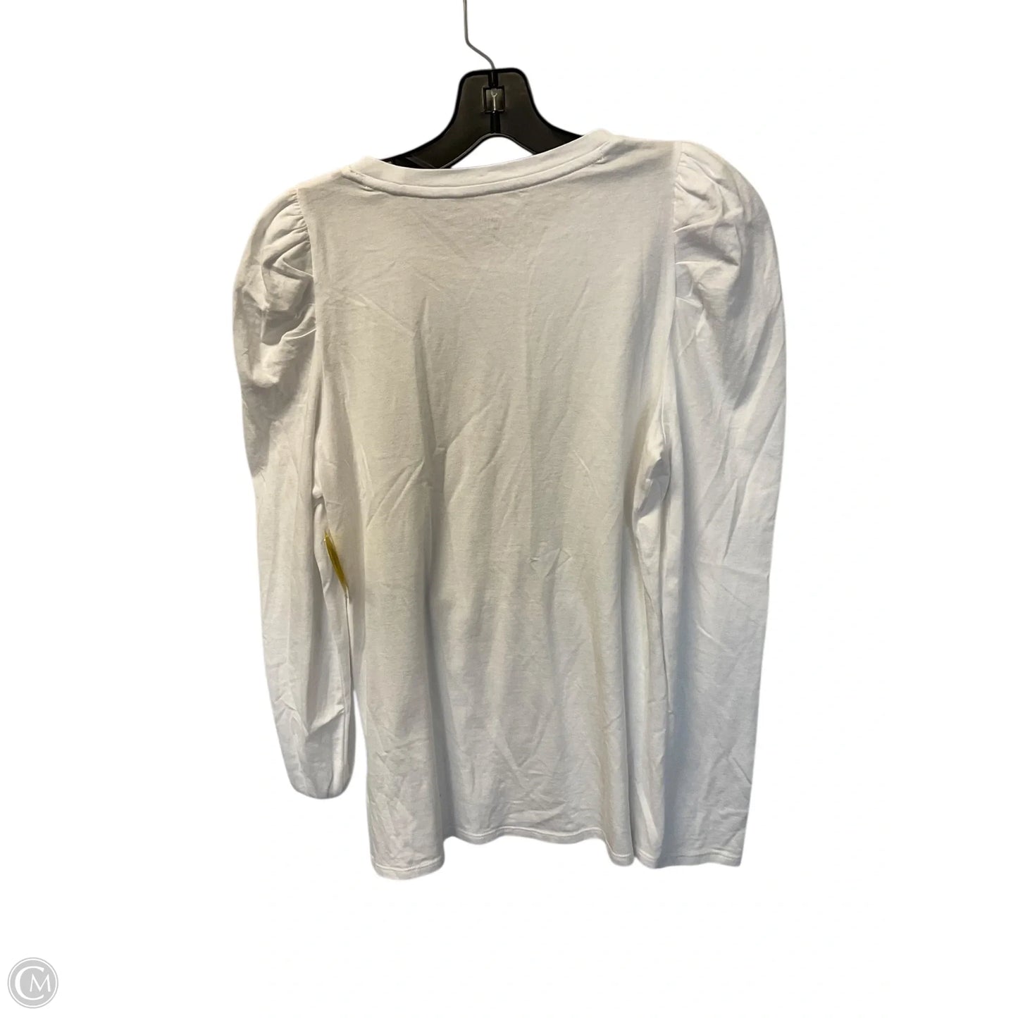 Top Long Sleeve By Crown And Ivy In White, Size: M
