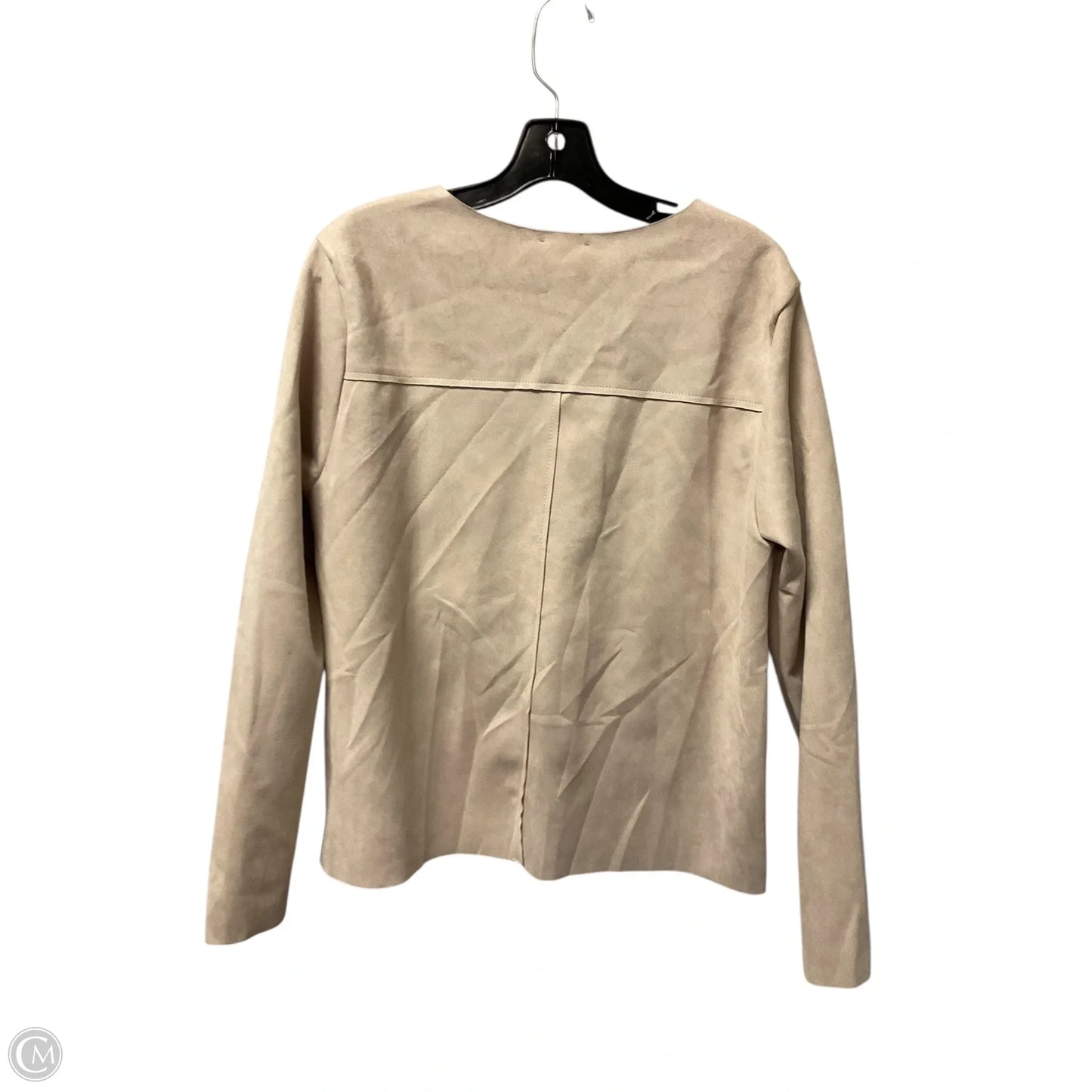 Top Long Sleeve By Zara In Tan, Size: Xl