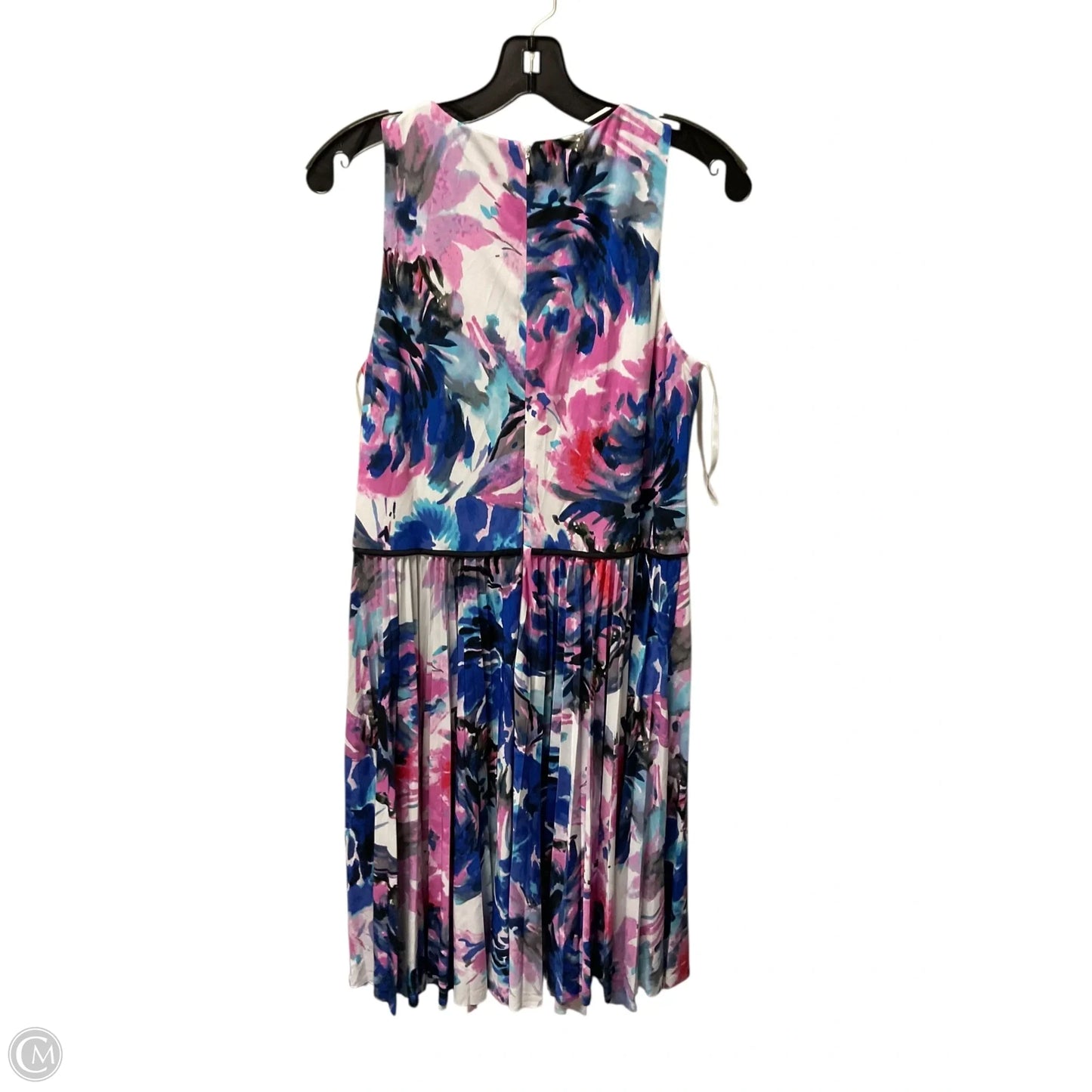 Dress Party Short By Maggy London In Blue & Pink, Size: 12