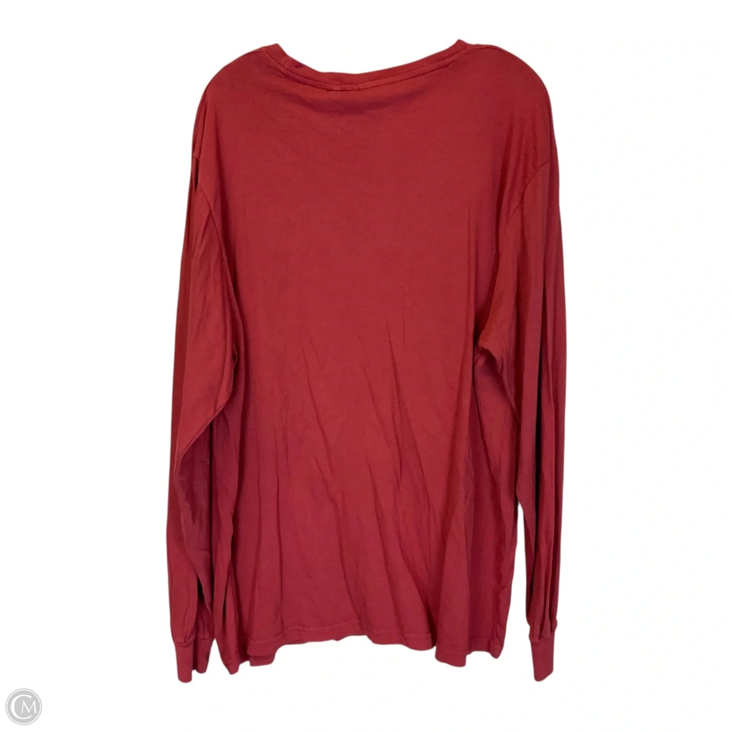 Top Long Sleeve Basic By Clothes Mentor In Red, Size: 2x