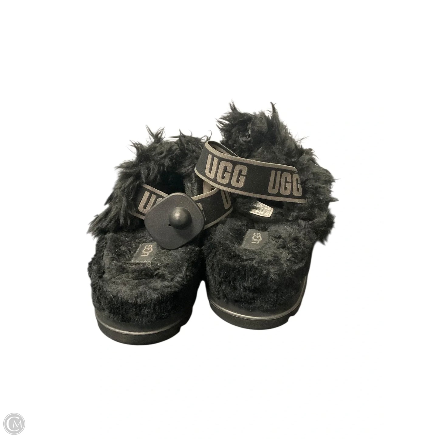 Sandals Designer By Ugg In Black, Size: 8