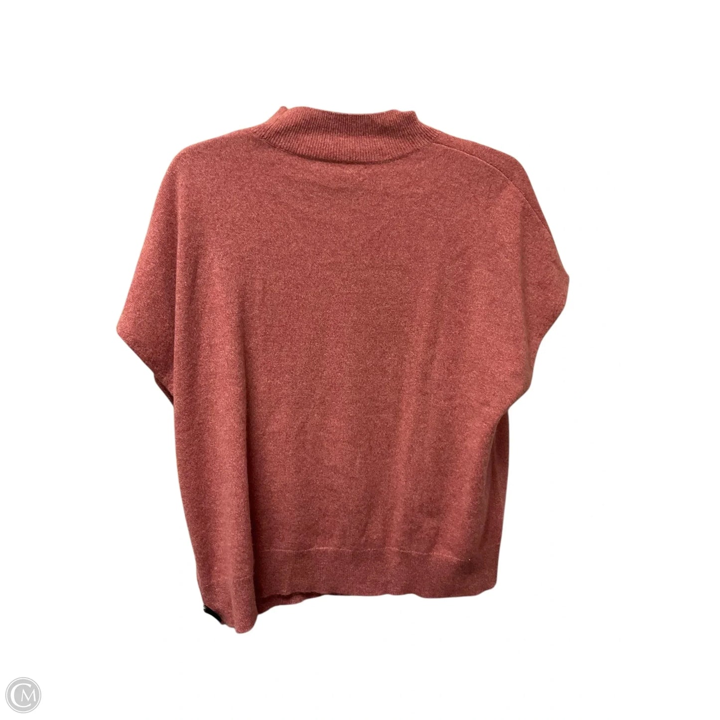 Sweater Short Sleeve By T Tahari In Pink, Size: Xl