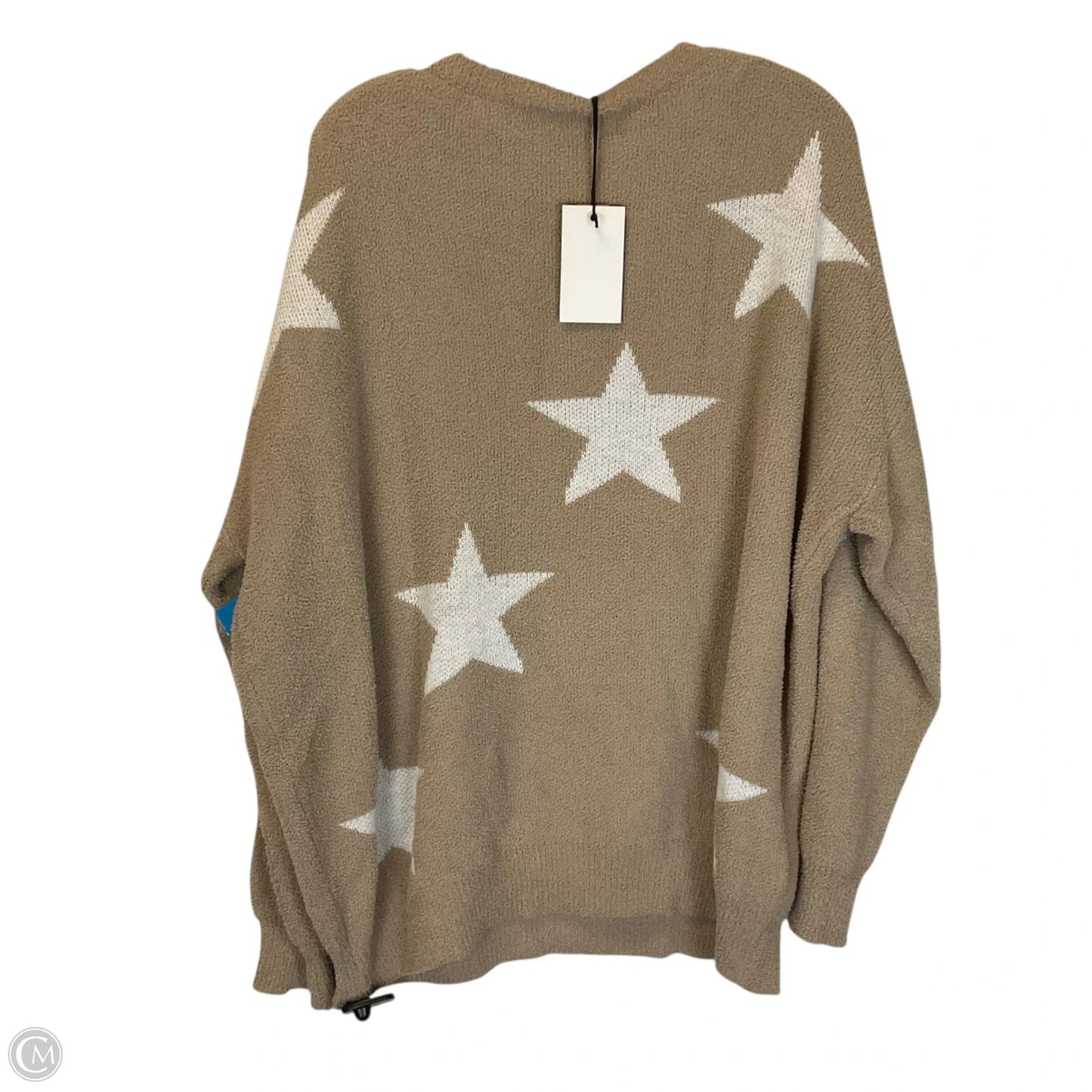 Sweater By Andree By Unit In Tan, Size: 2x