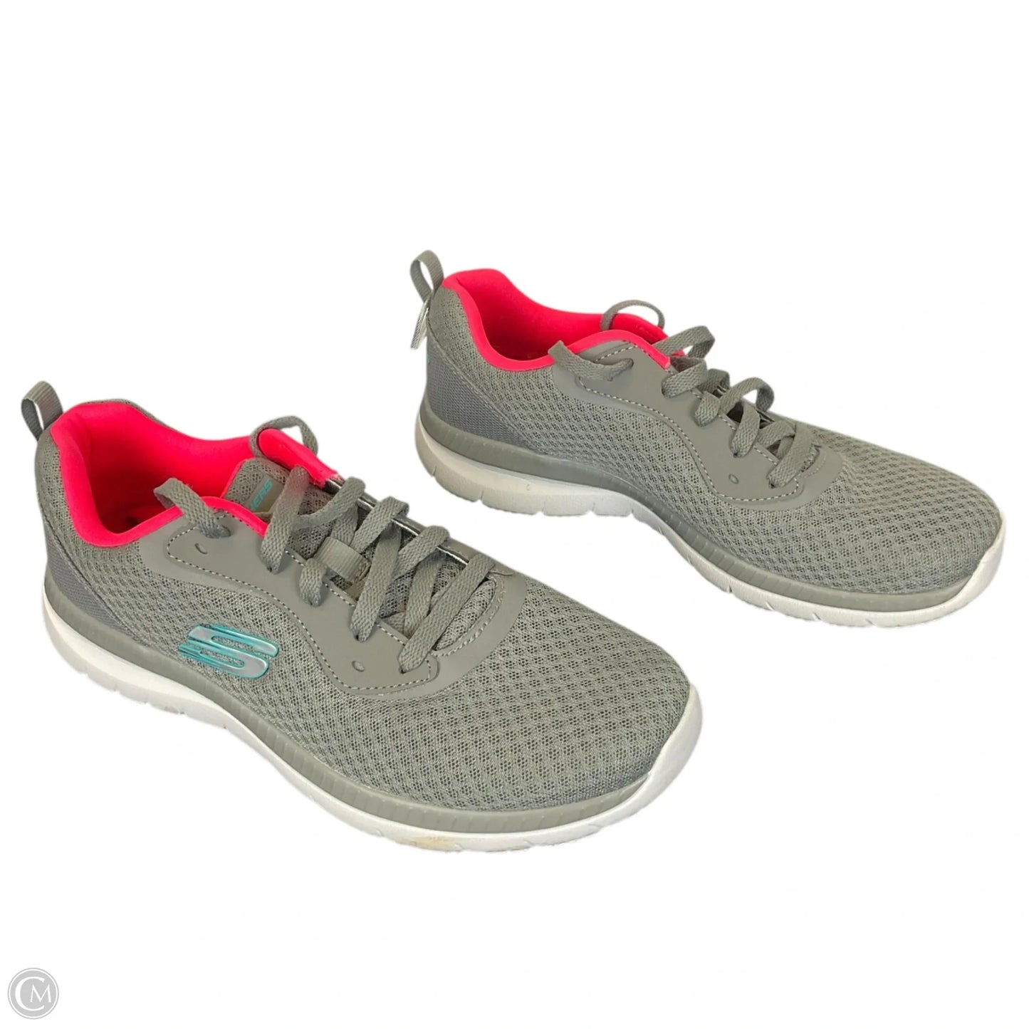 Shoes Athletic By Skechers In Grey, Size: 8