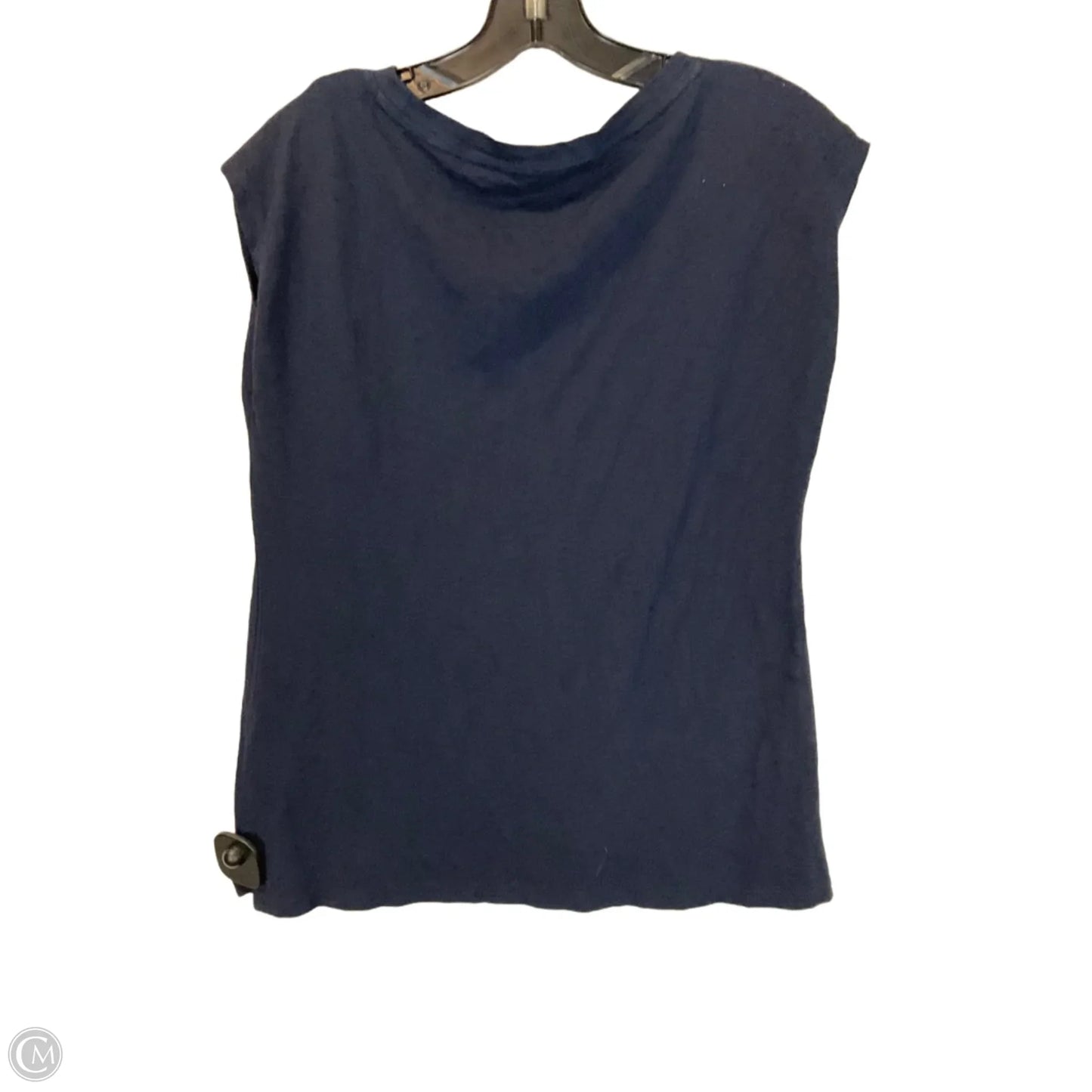 Top Short Sleeve By Talbots In Navy, Size: Xs
